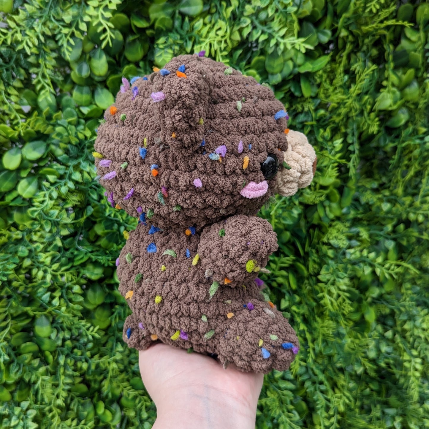 MADE TO ORDER Confetti Teddy Bear Crochet Plushie