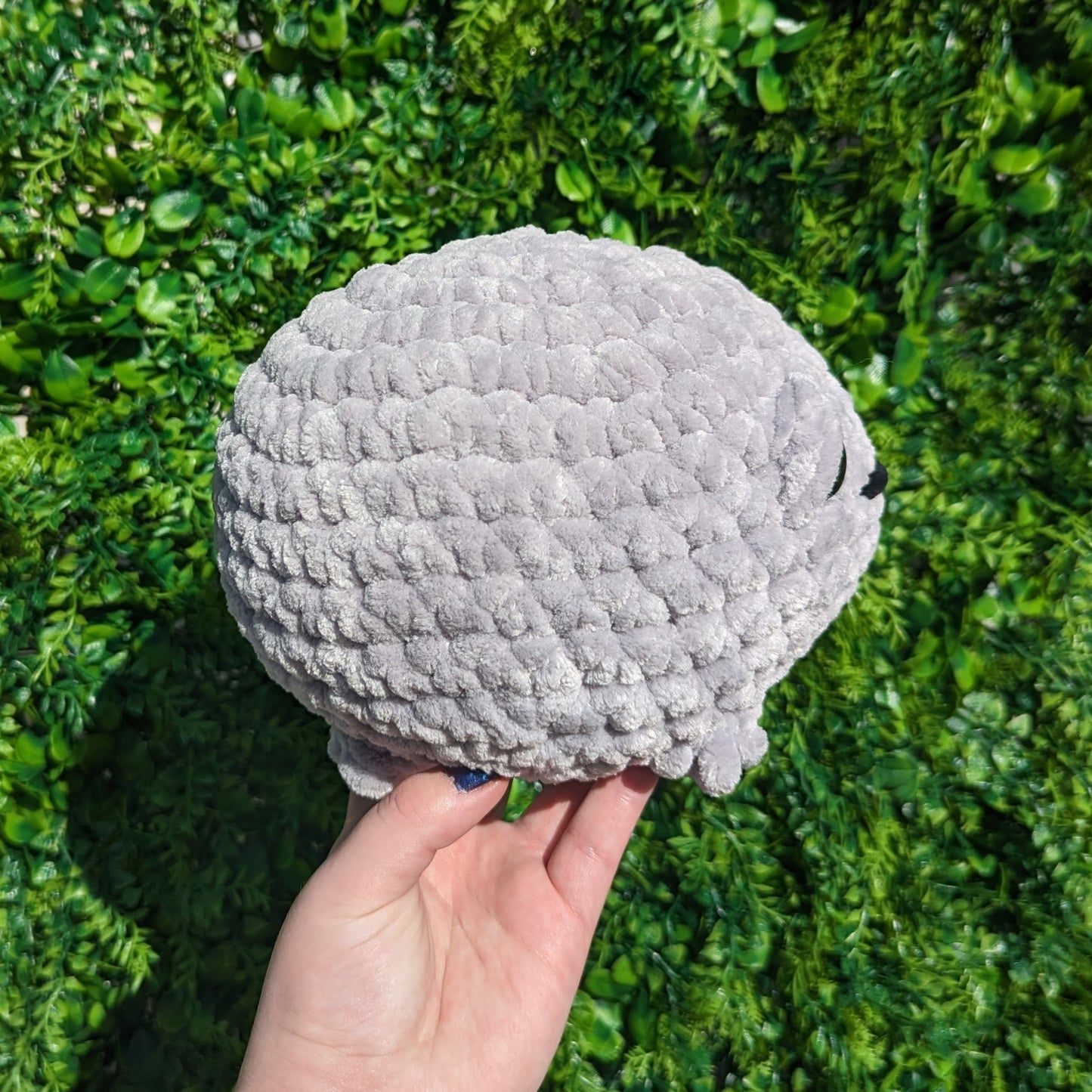 Patrón de ganchillo de rana de lluvia gruñona triste // ARTÍCULO NO FÍSICO