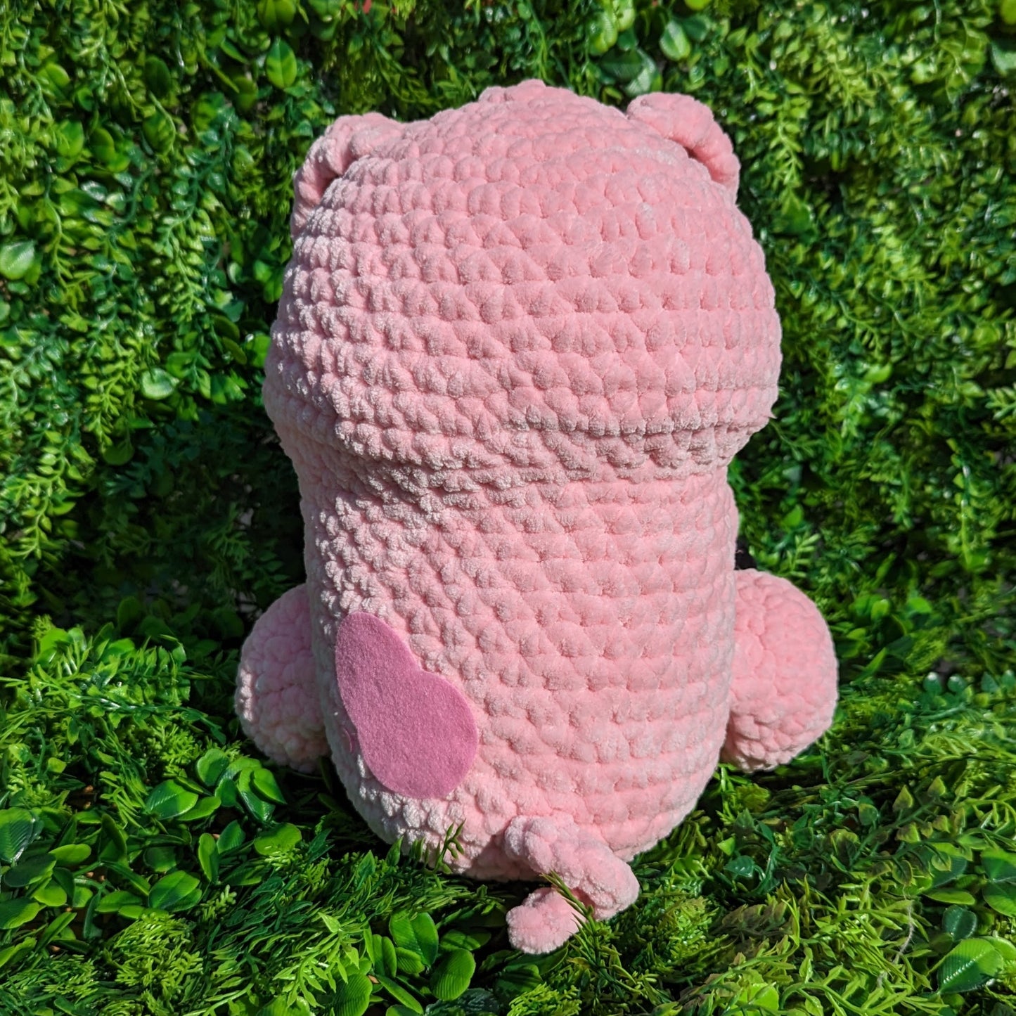 Jumbo Waddles el cerdo crochet peluche