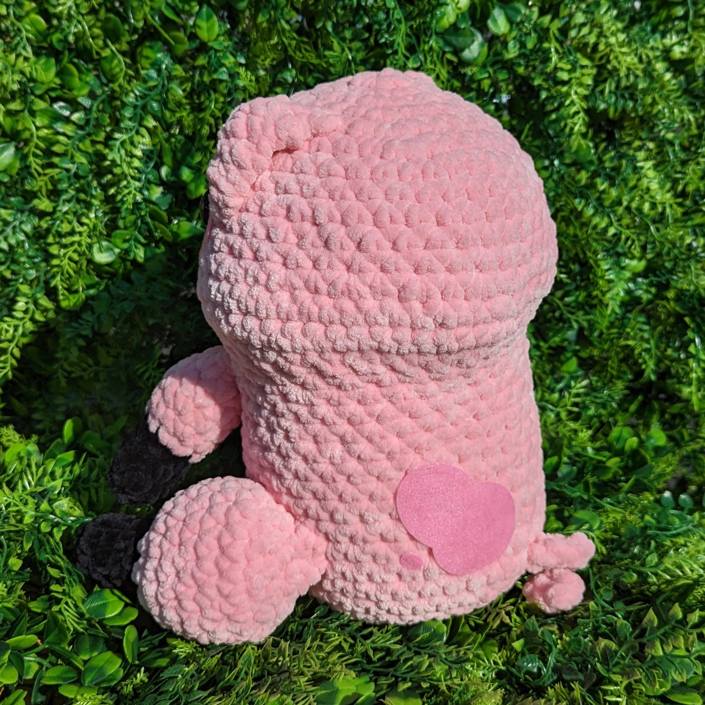 Jumbo Waddles el cerdo crochet peluche