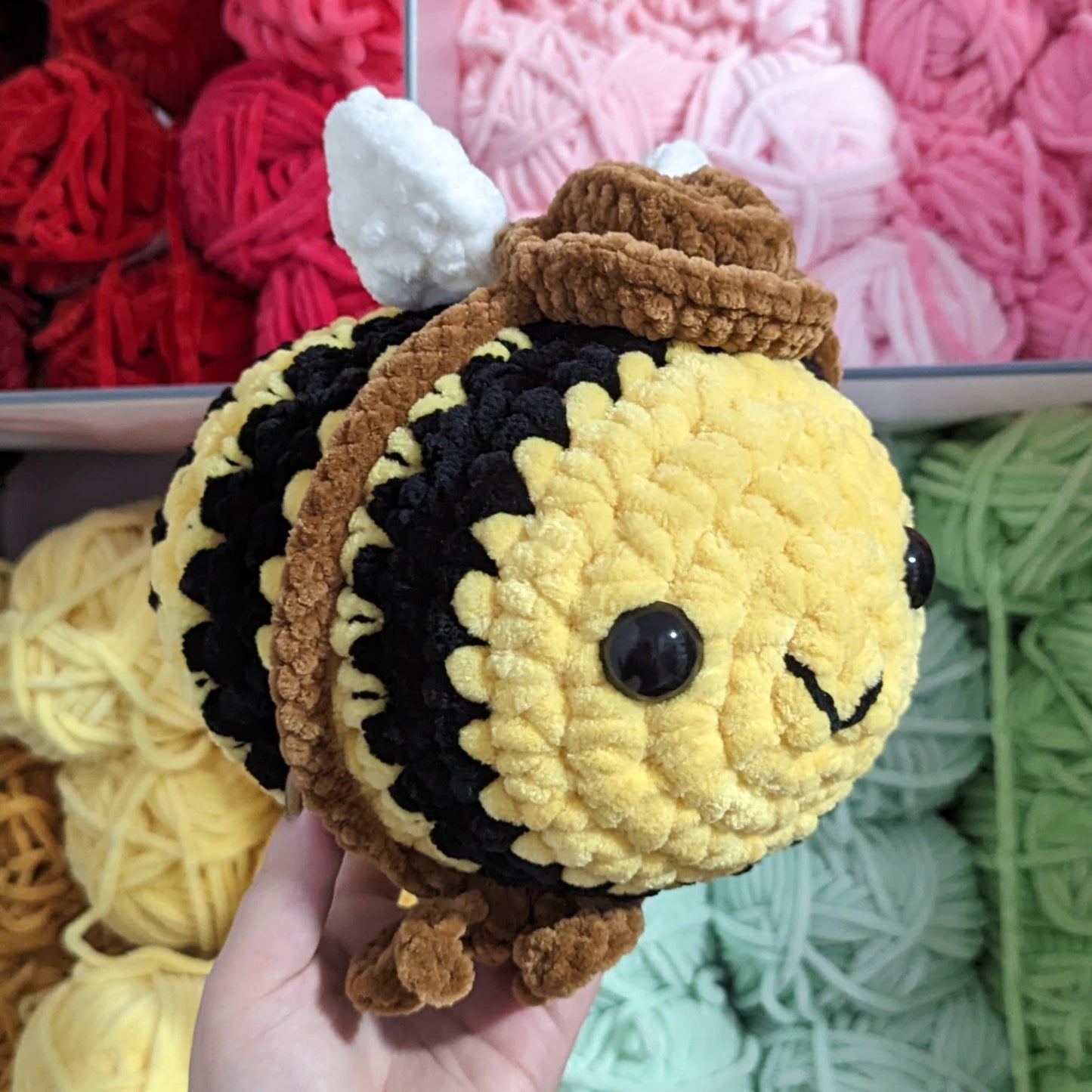 Cowboy Bee Crochet Pattern // NOT PHYSICAL ITEM