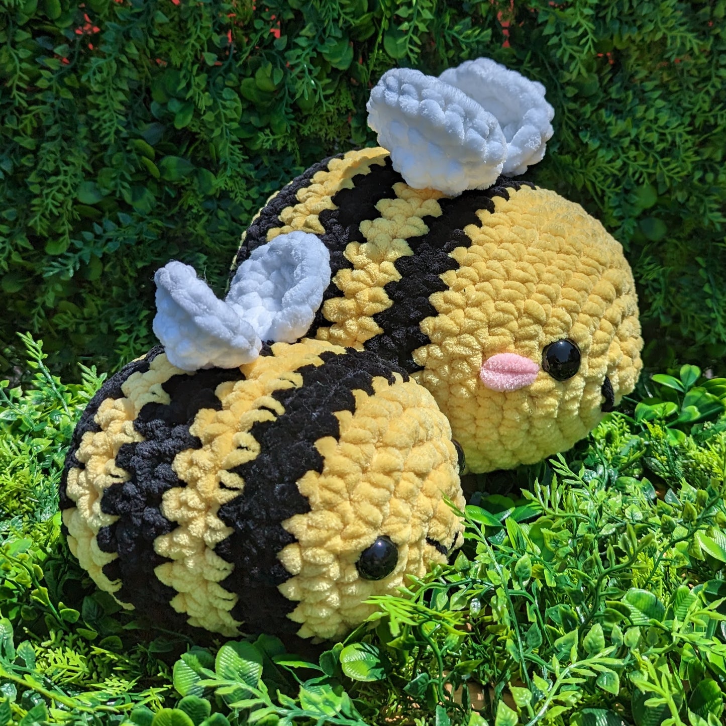 MADE TO ORDER Jumbo Classic Bee Crochet Plushie