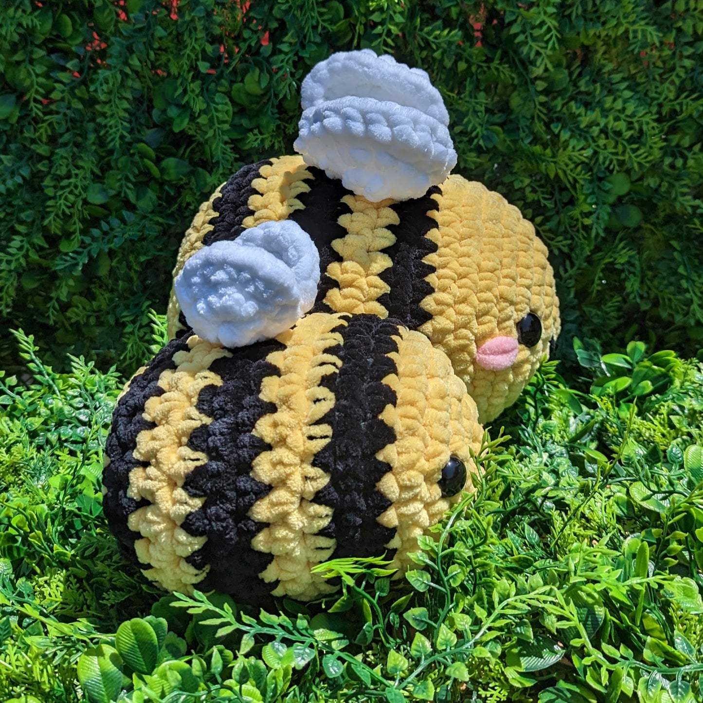 MADE TO ORDER Jumbo Classic Bee Crochet Plushie