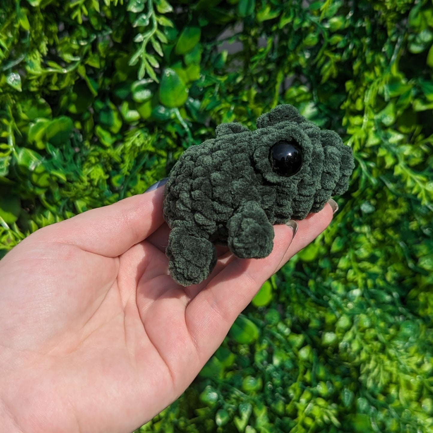 Baby Frog Crochet Plushie