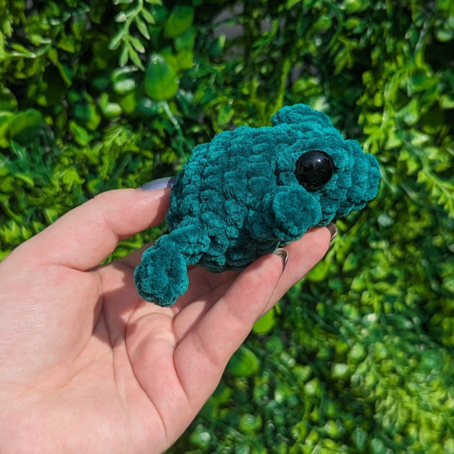 Baby Frog Crochet Plushie