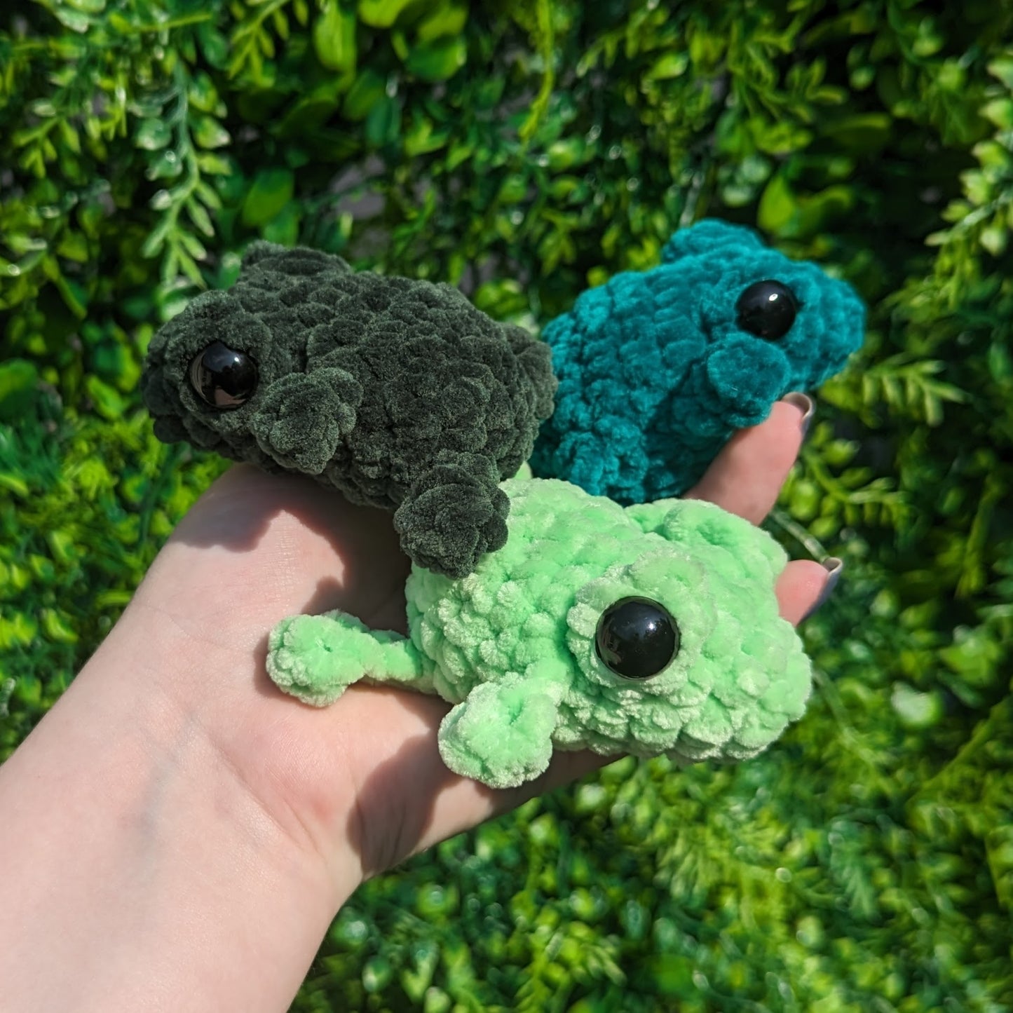 Baby Frog Crochet Plushie