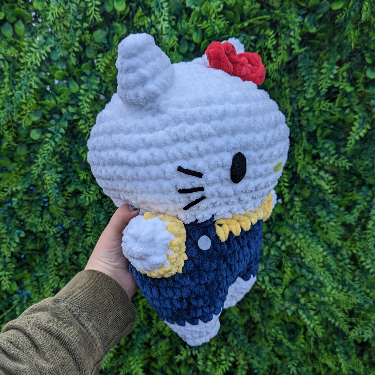 Jumbo Classic Kawaii Japanese Kitty Cat Crochet Plushie