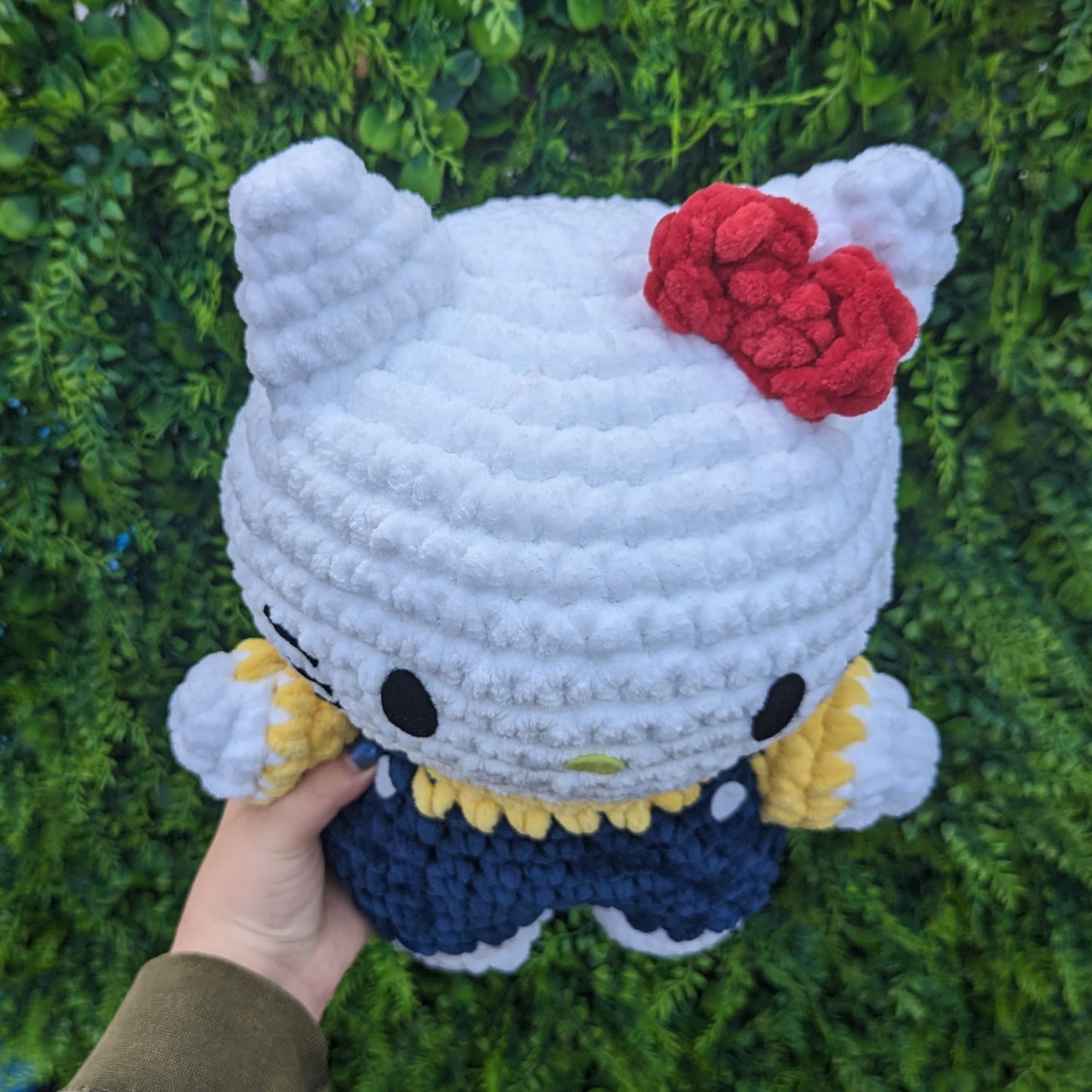 Jumbo Classic Kawaii Japanese Kitty Cat Crochet Plushie