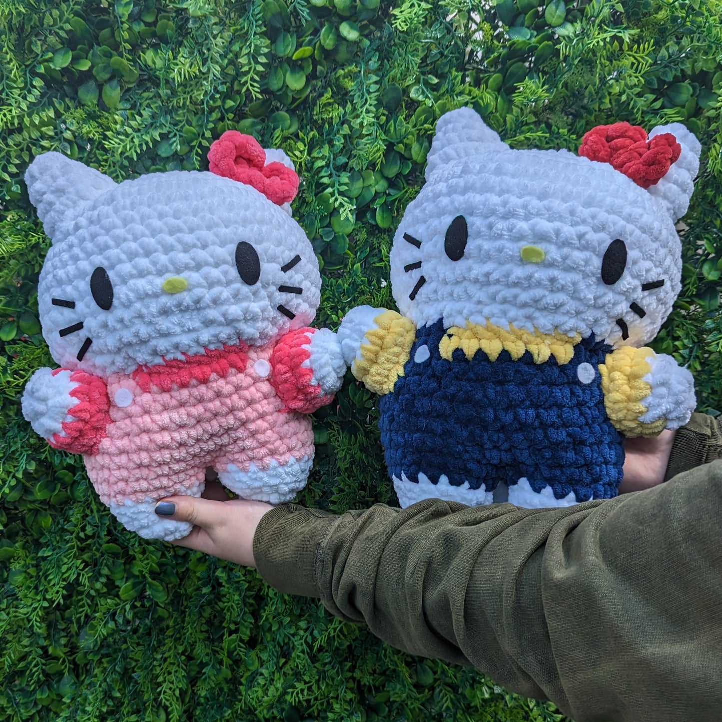 Jumbo Classic Kawaii Japanese Kitty Cat Crochet Plushie