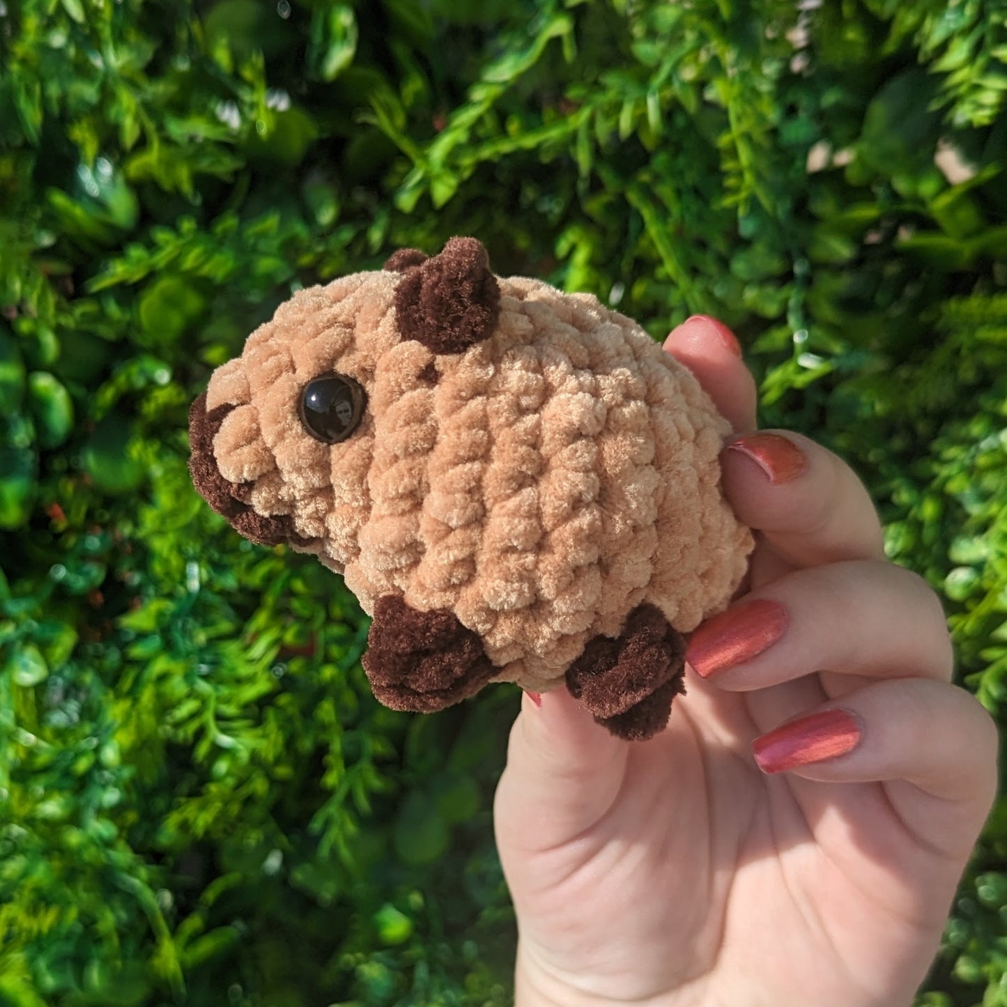 No-Sew Baby Capybara Crochet Pattern // NOT A PHYSICAL ITEM