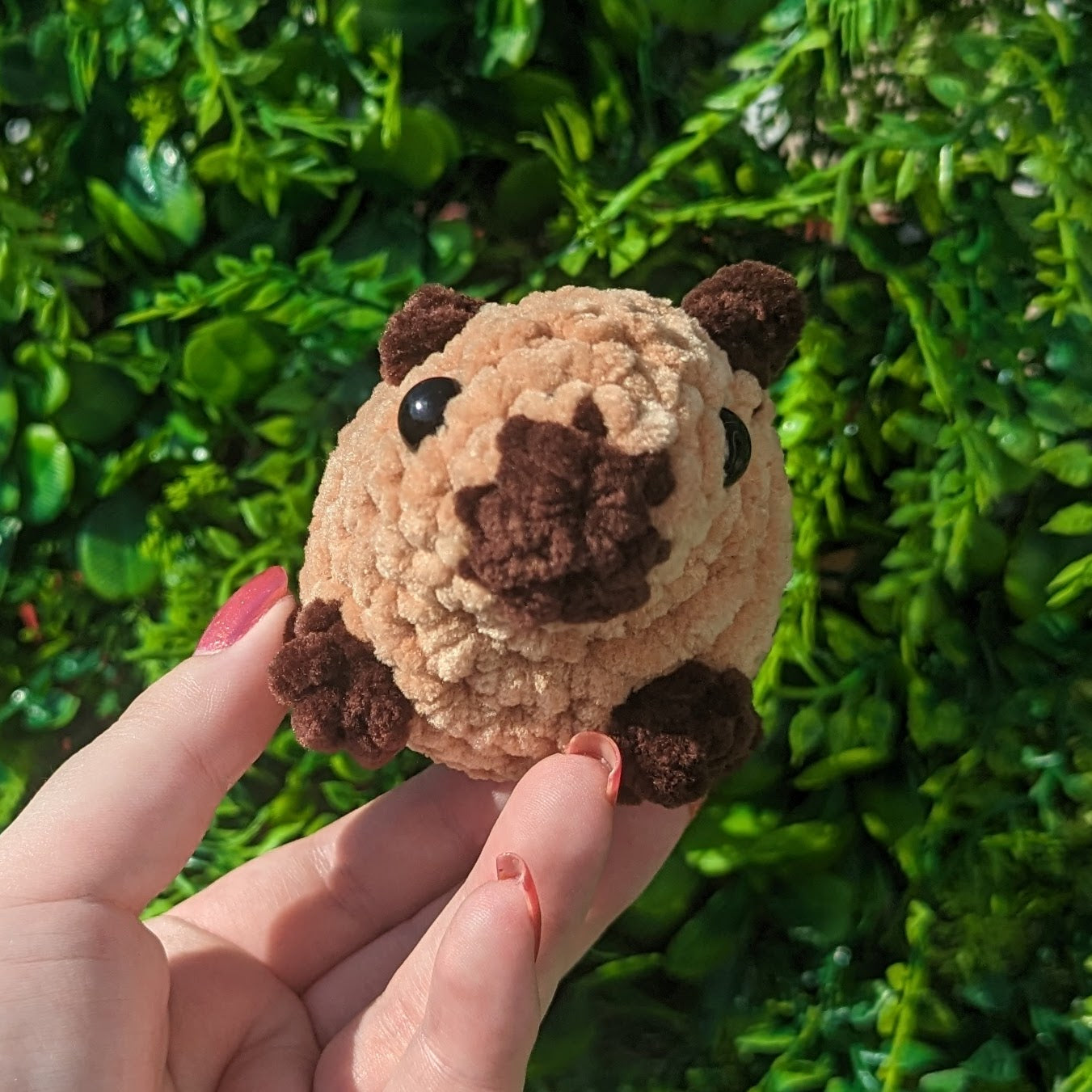 No-Sew Baby Capybara Crochet Pattern // NOT A PHYSICAL ITEM