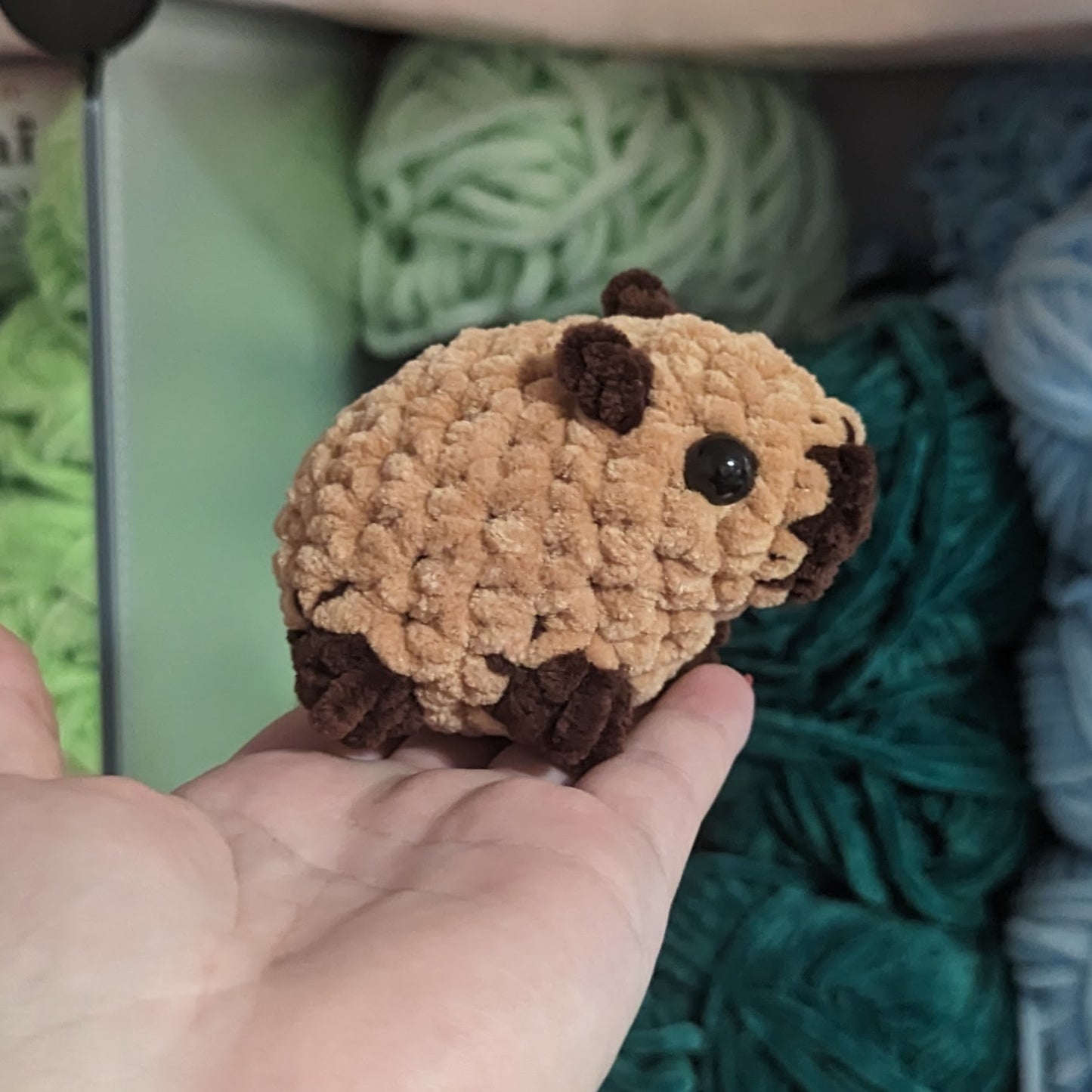 No-Sew Baby Capybara Crochet Pattern // NOT A PHYSICAL ITEM