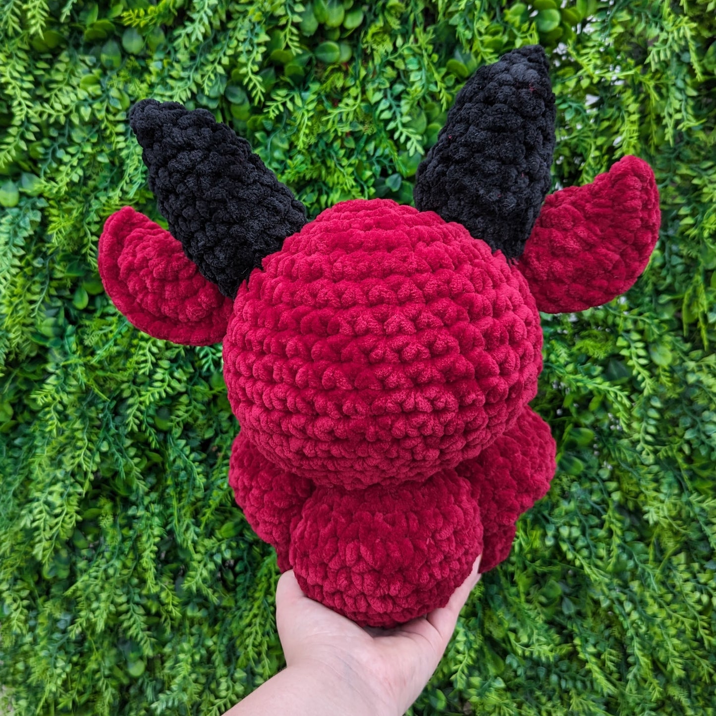 Jumbo Baby Baphomet Goat Crochet Plushie