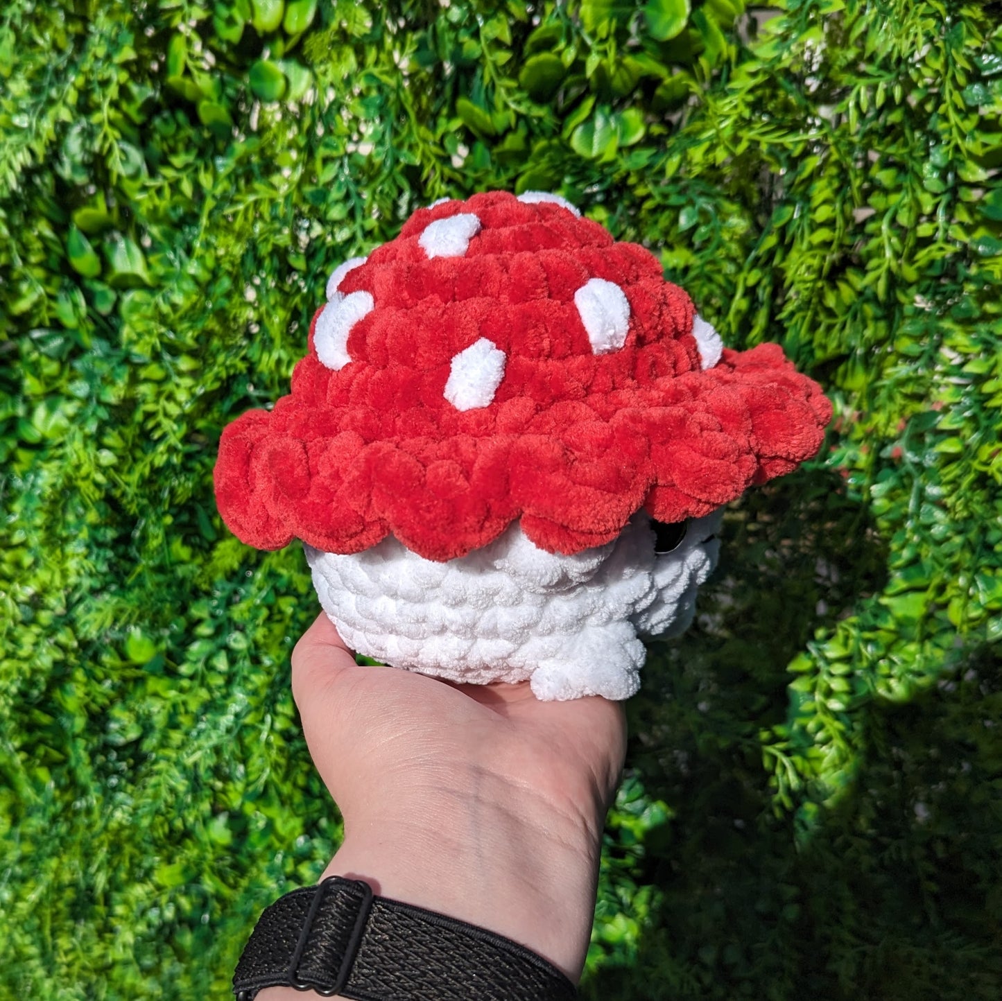 Jumbo Chunky Mushroom Crochet Plushie