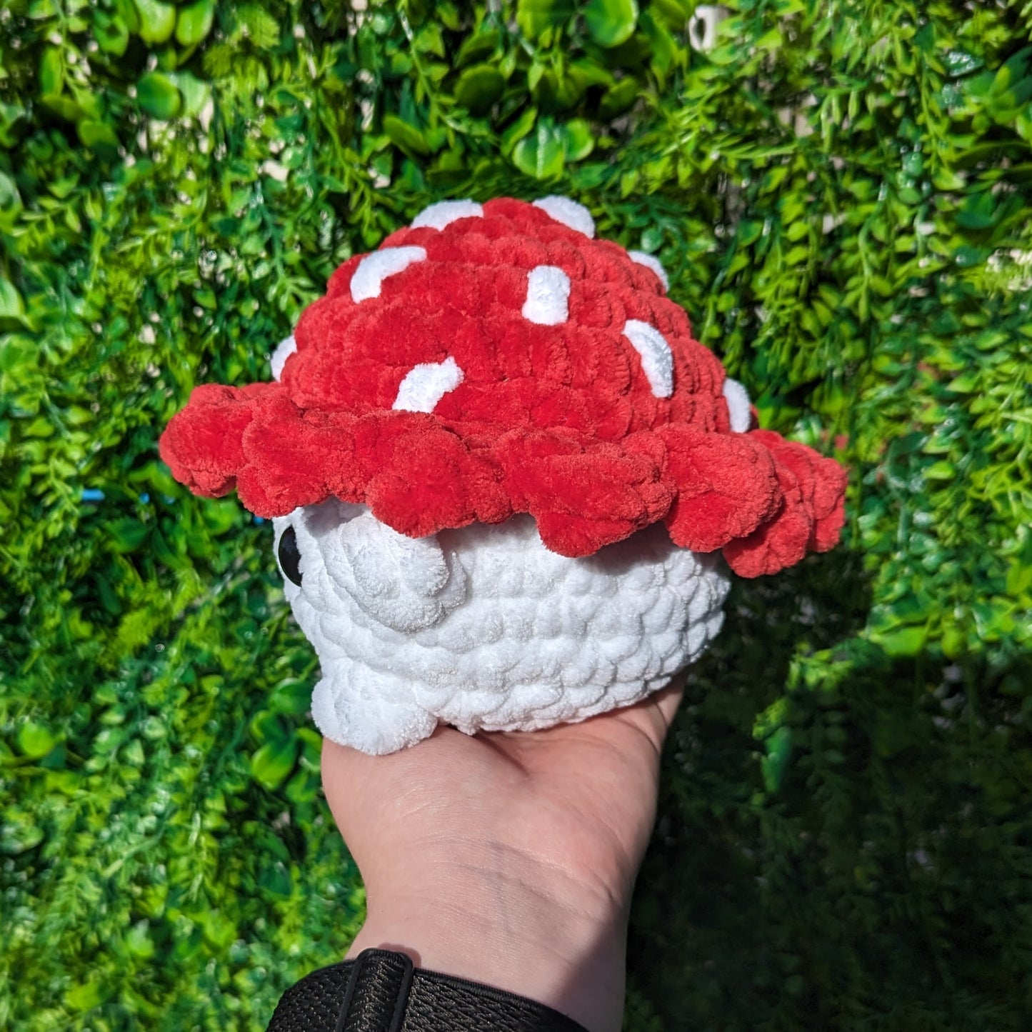 Jumbo Chunky Mushroom Crochet Plushie