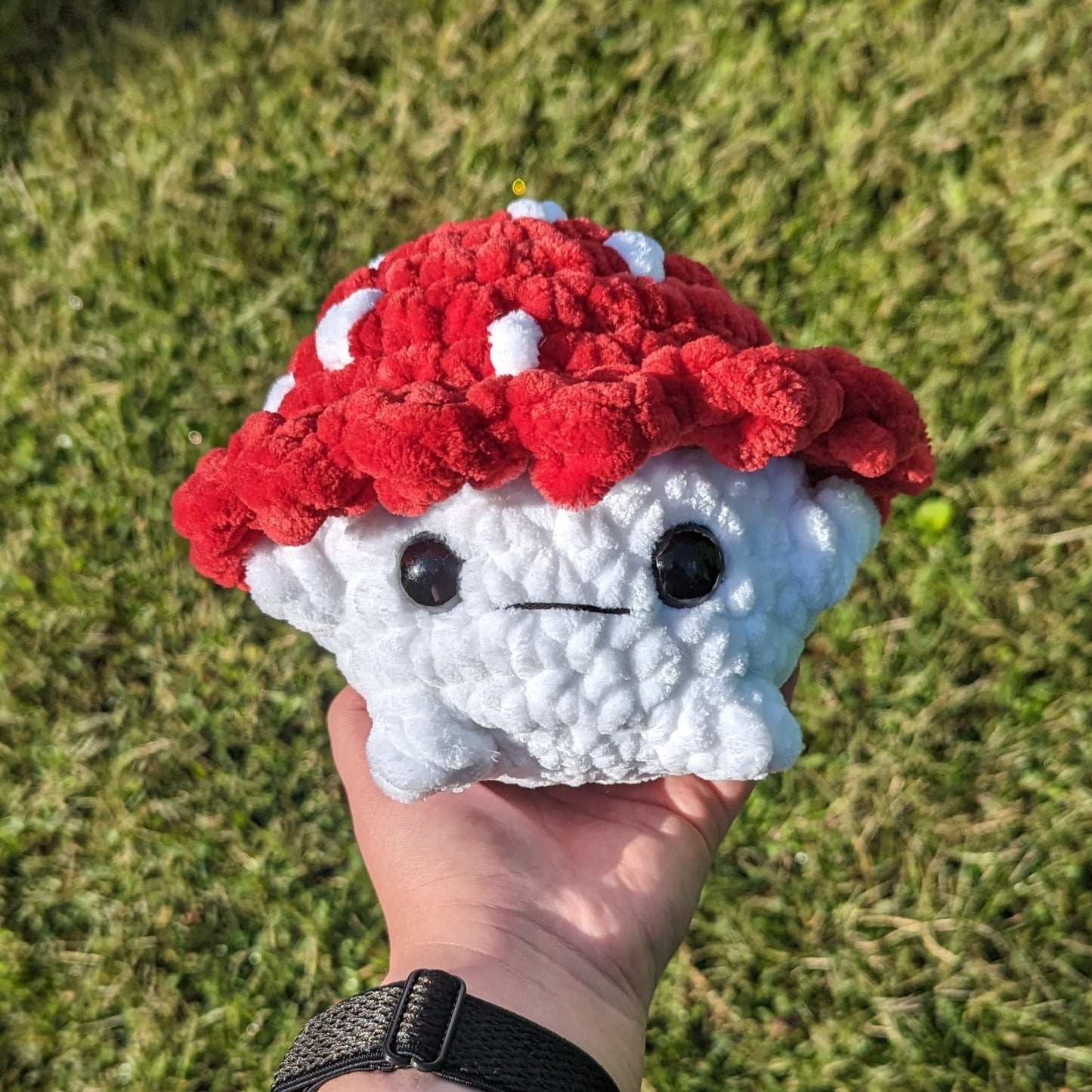 Jumbo Chunky Mushroom Crochet Plushie