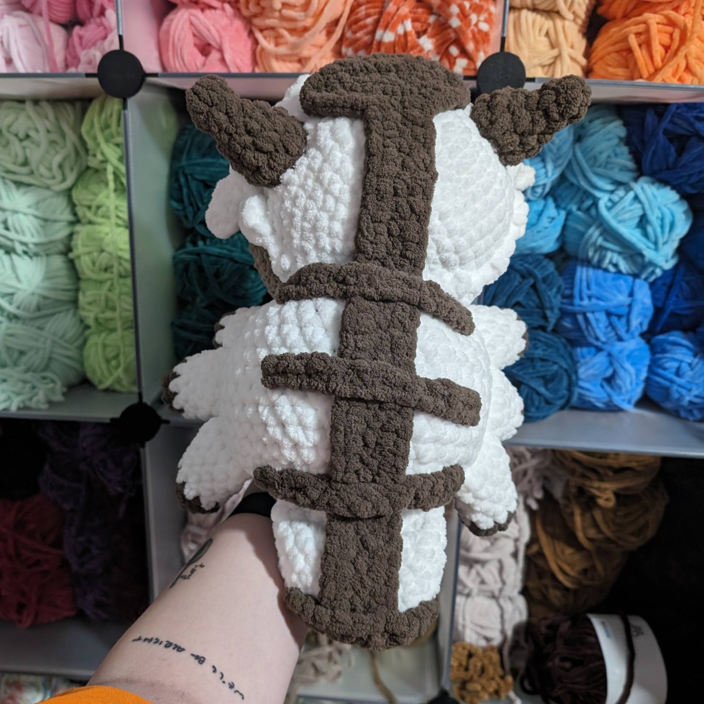 Jumbo Flying Sky Bison Crochet Plushie