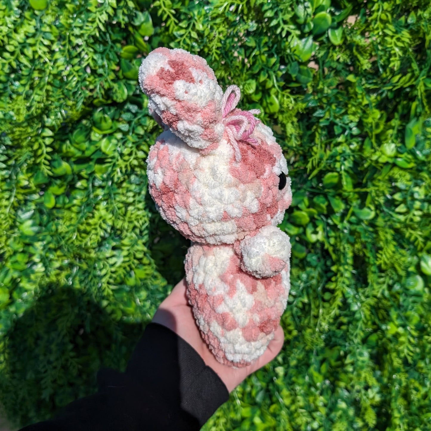Pink Baby Bunny Crochet Plushie