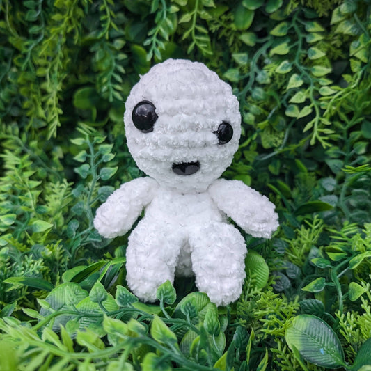 HECHO A PEDIDO Mini Terciopelo Kodama Tree Spirit Crochet Plushie