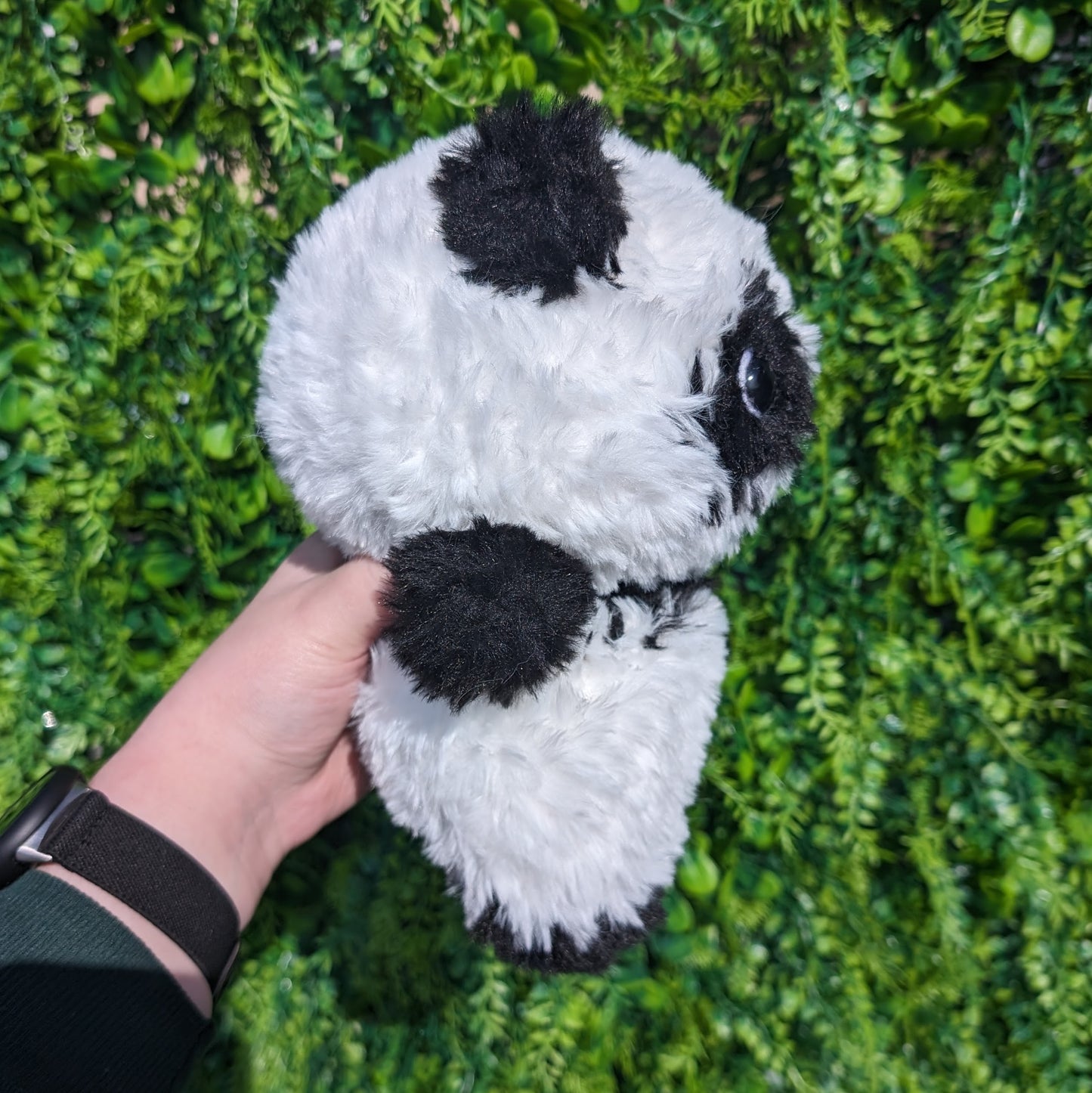 Fluffy Panda Bear Crochet Plushie