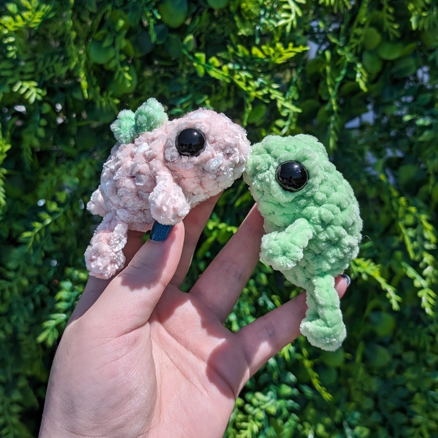 Baby Frog Crochet Plushie