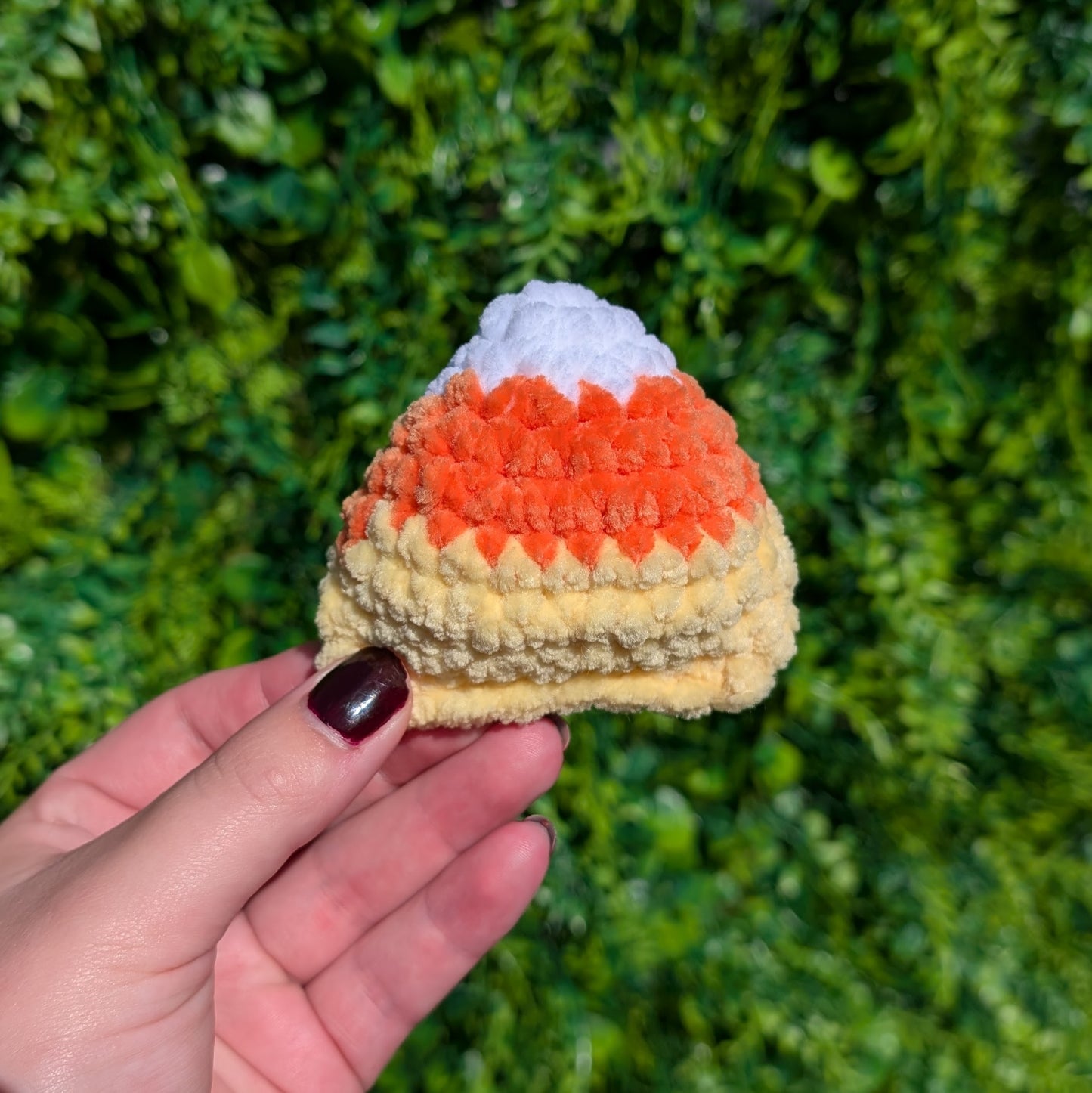 Mini Candy Corn, Ghost, or Pumpkin Crochet Plushie