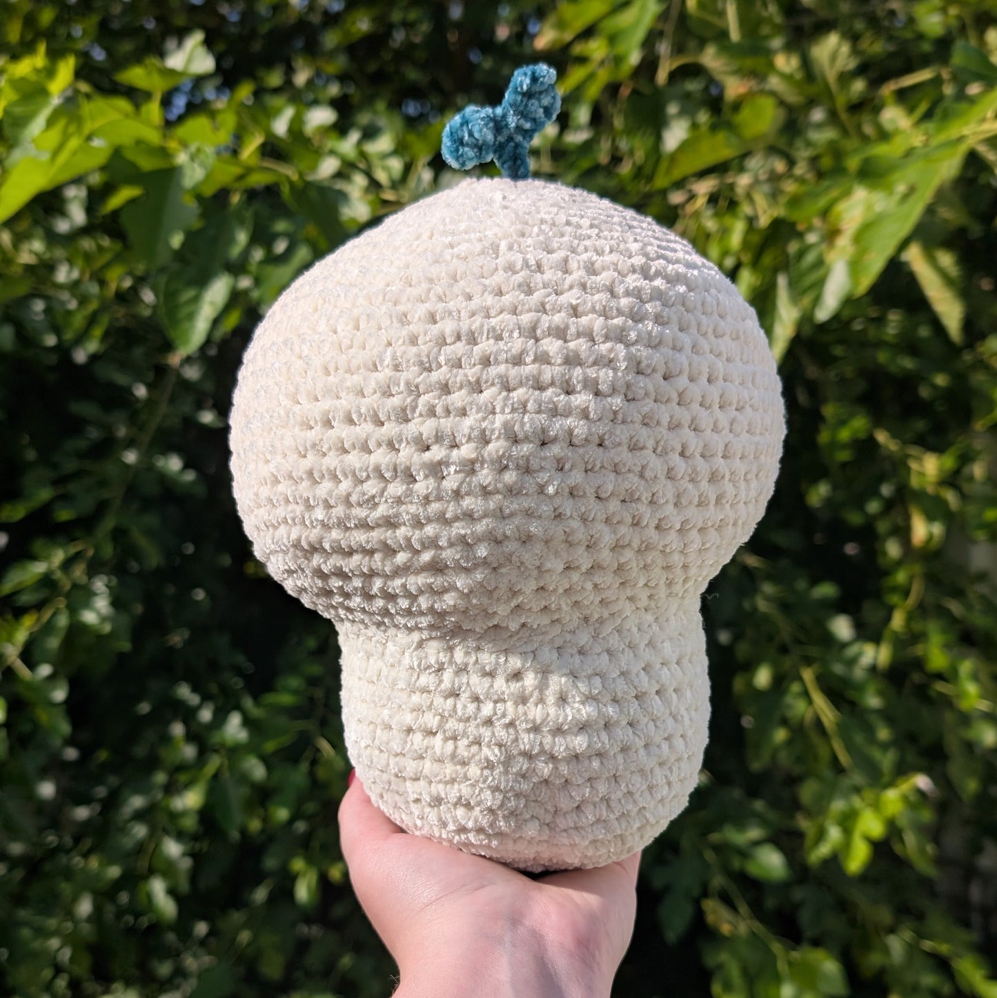 Velvet Sunflower Sprout Boy Crochet Plushie