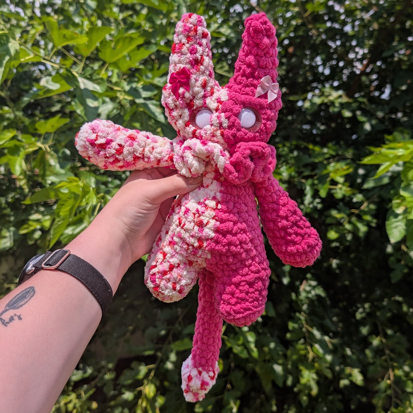 Pink Split Mori the Vessel Crochet Plushie