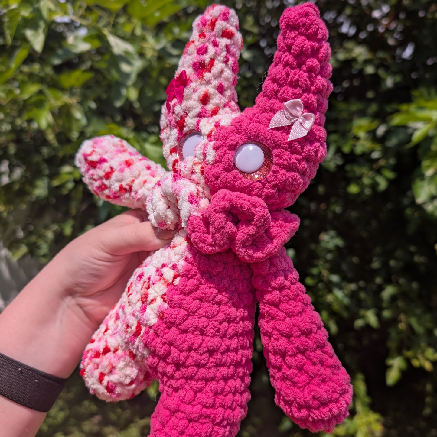 Pink Split Mori the Vessel Crochet Plushie