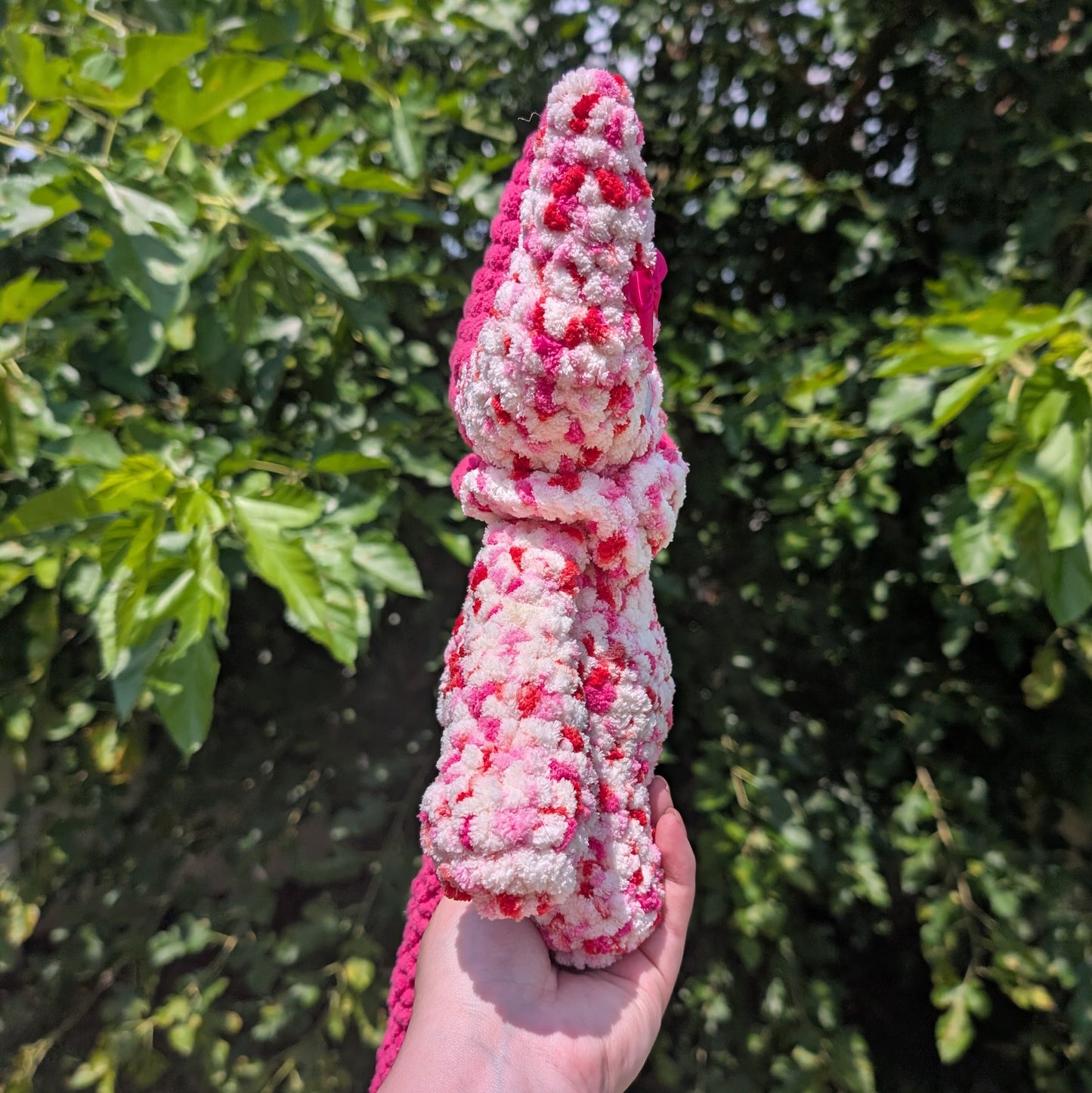 Pink Split Mori the Vessel Crochet Plushie