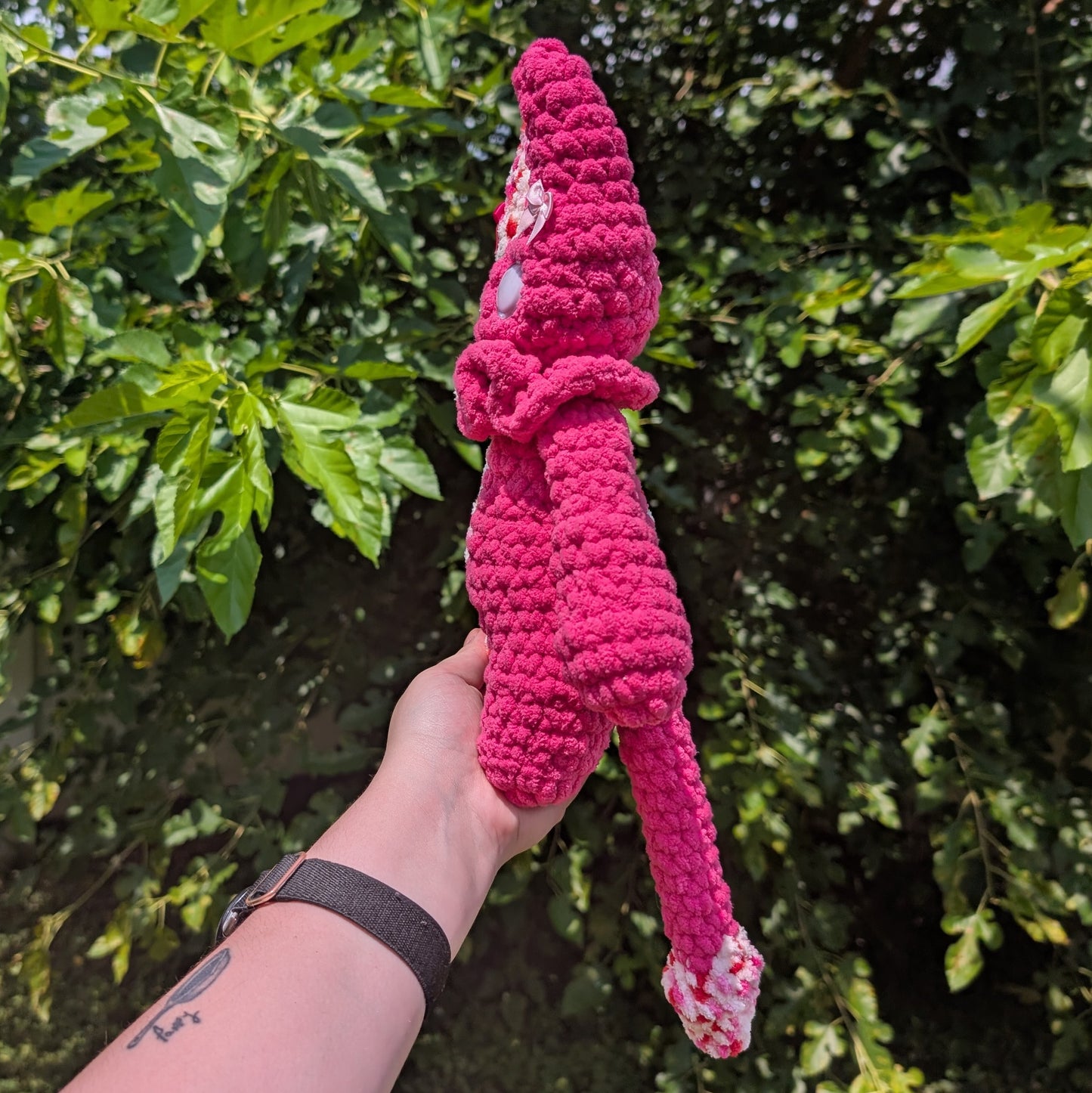 Pink Split Mori the Vessel Crochet Plushie