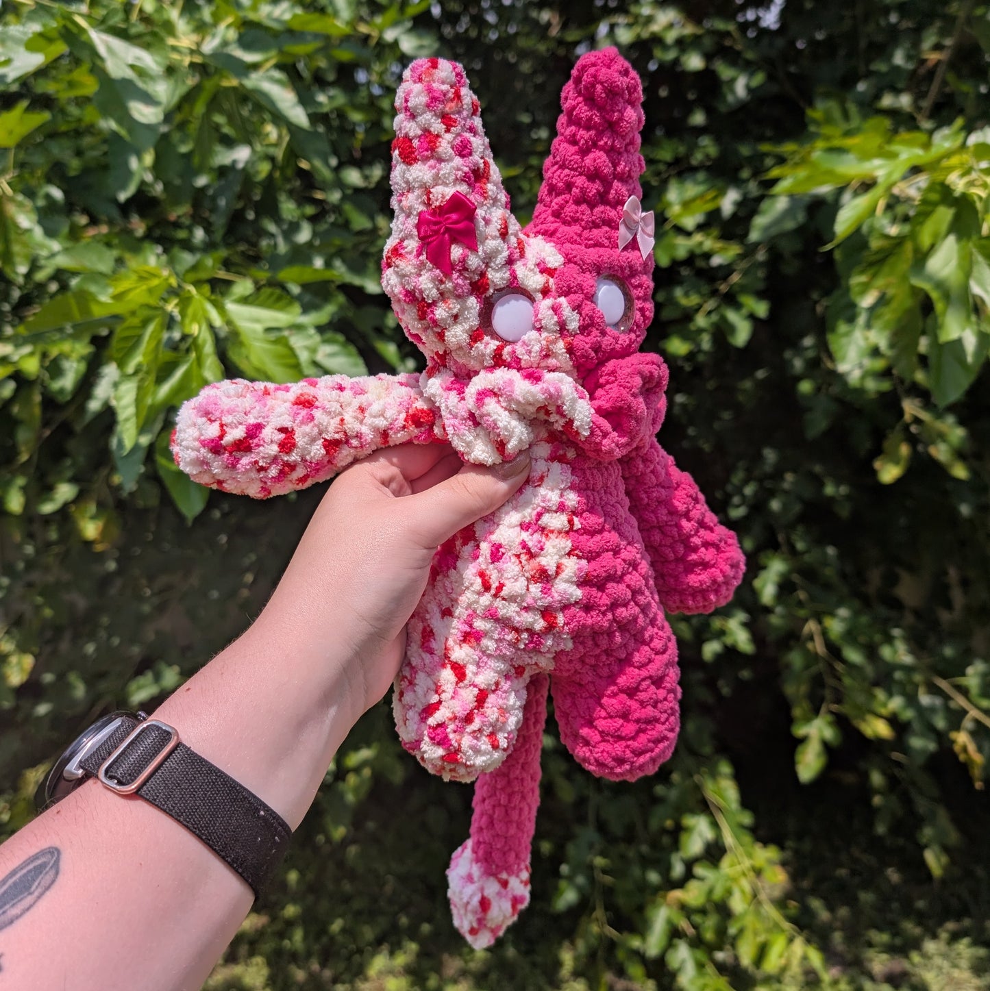 Pink Split Mori the Vessel Crochet Plushie