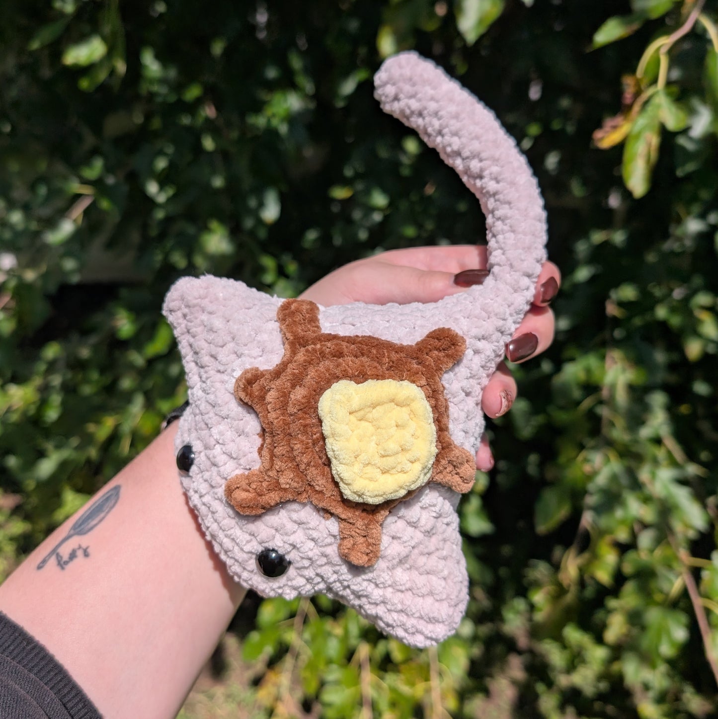 HECHO A PEDIDO Sea Pancake Stingray Crochet Plushie