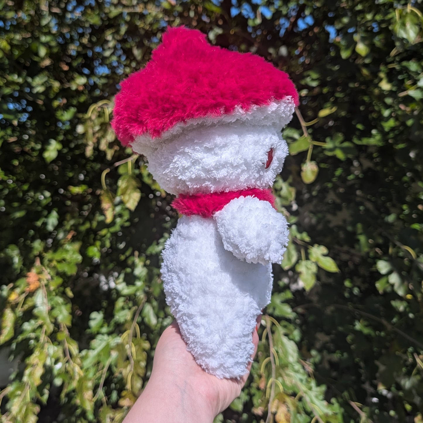 Fluffy Mushroom Crochet Plushie