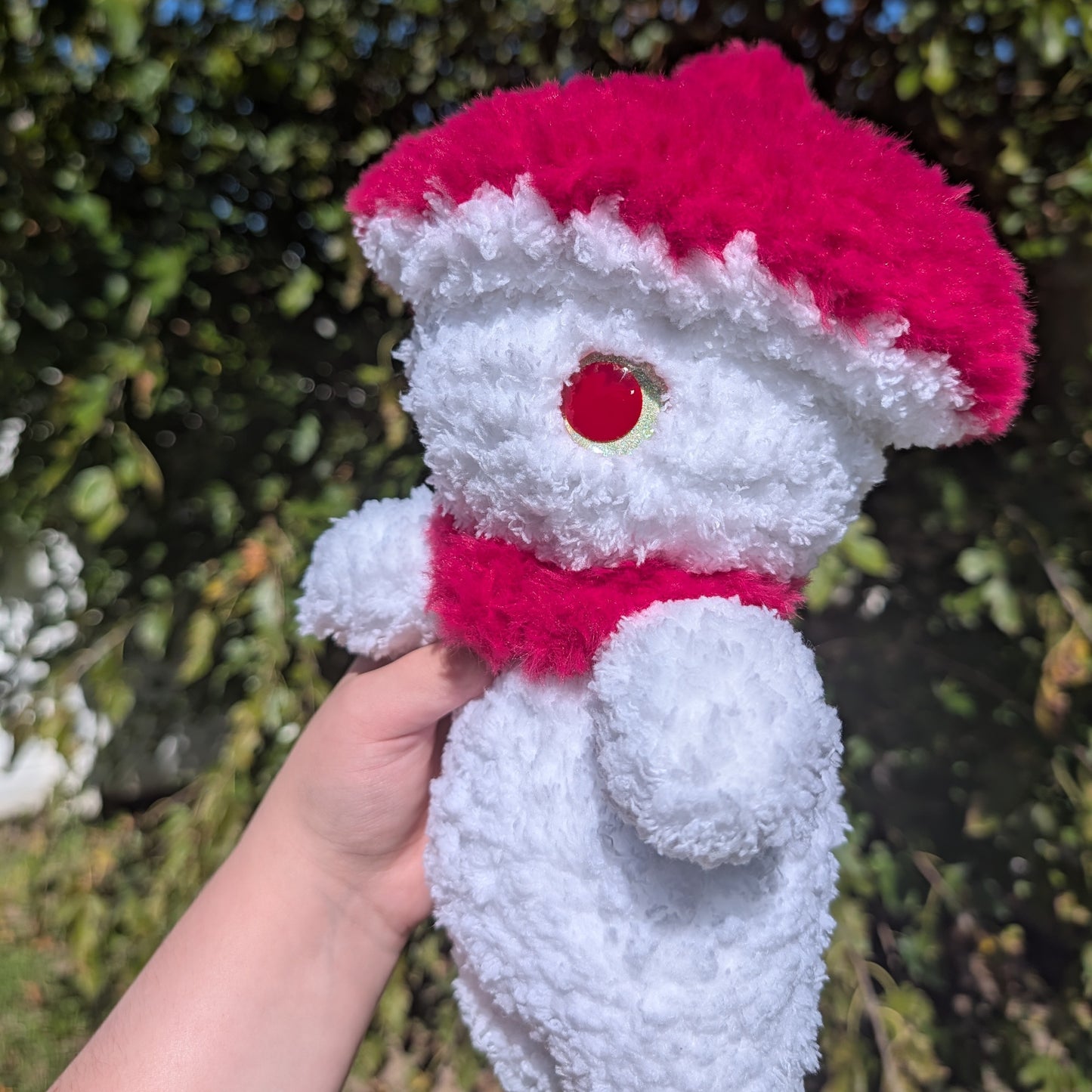 Fluffy Mushroom Crochet Plushie