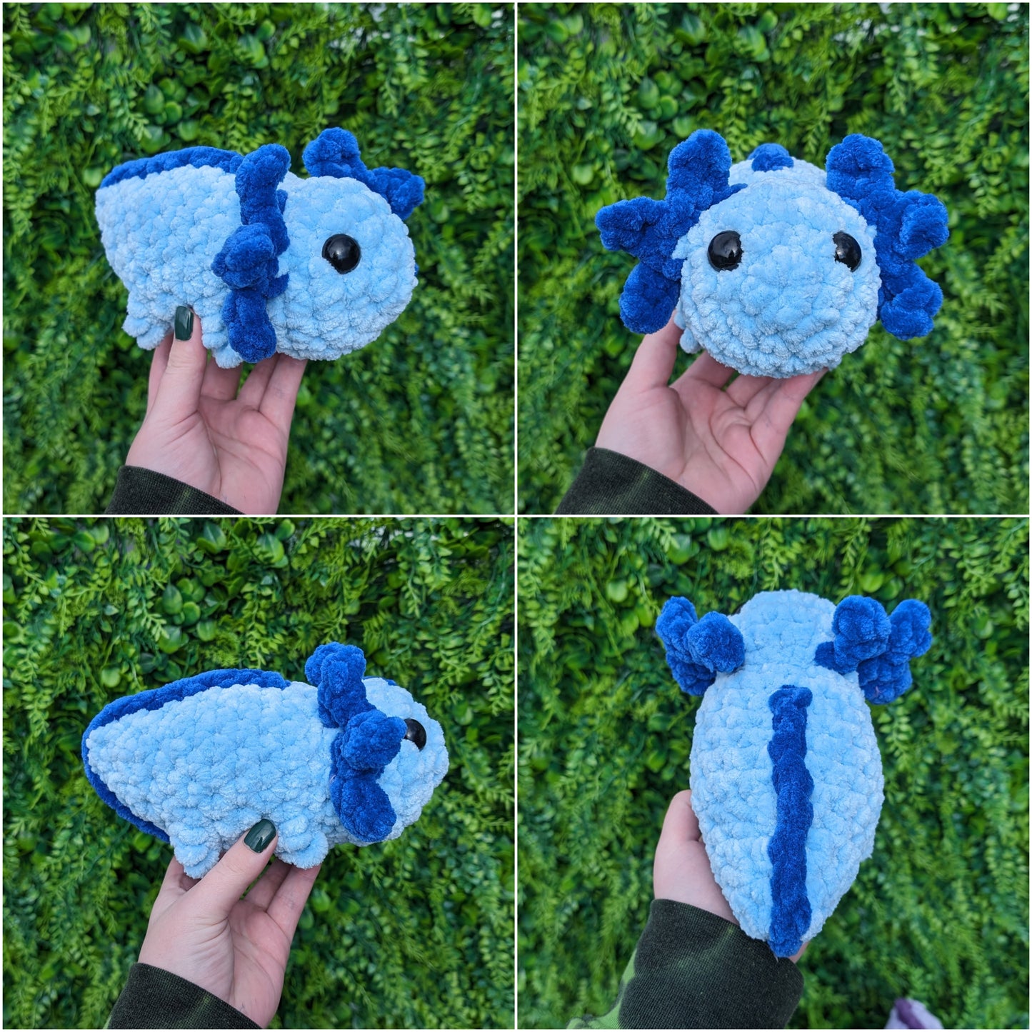 Chunky Baby Axolotl Crochet Plushie [Archived]