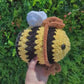 Cowboy Bee Crochet Plushie (removable hat) [Archived]