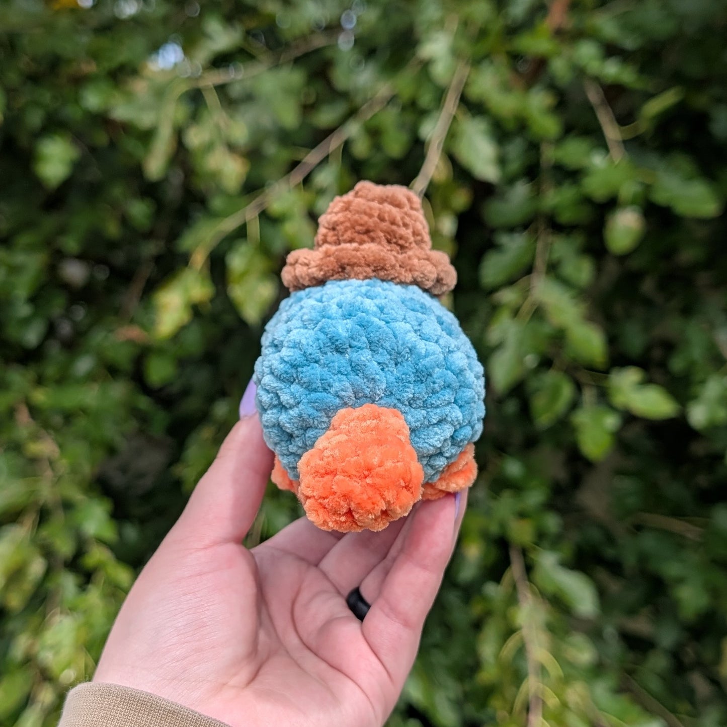Mini Perry the Platypus Crochet Plushie