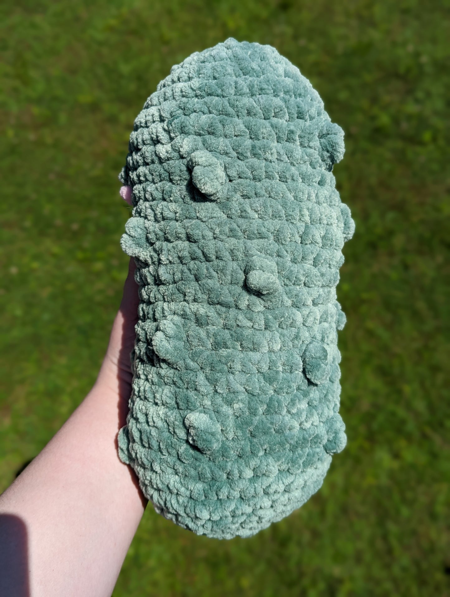 Jumbo Pickle Crochet Plushie