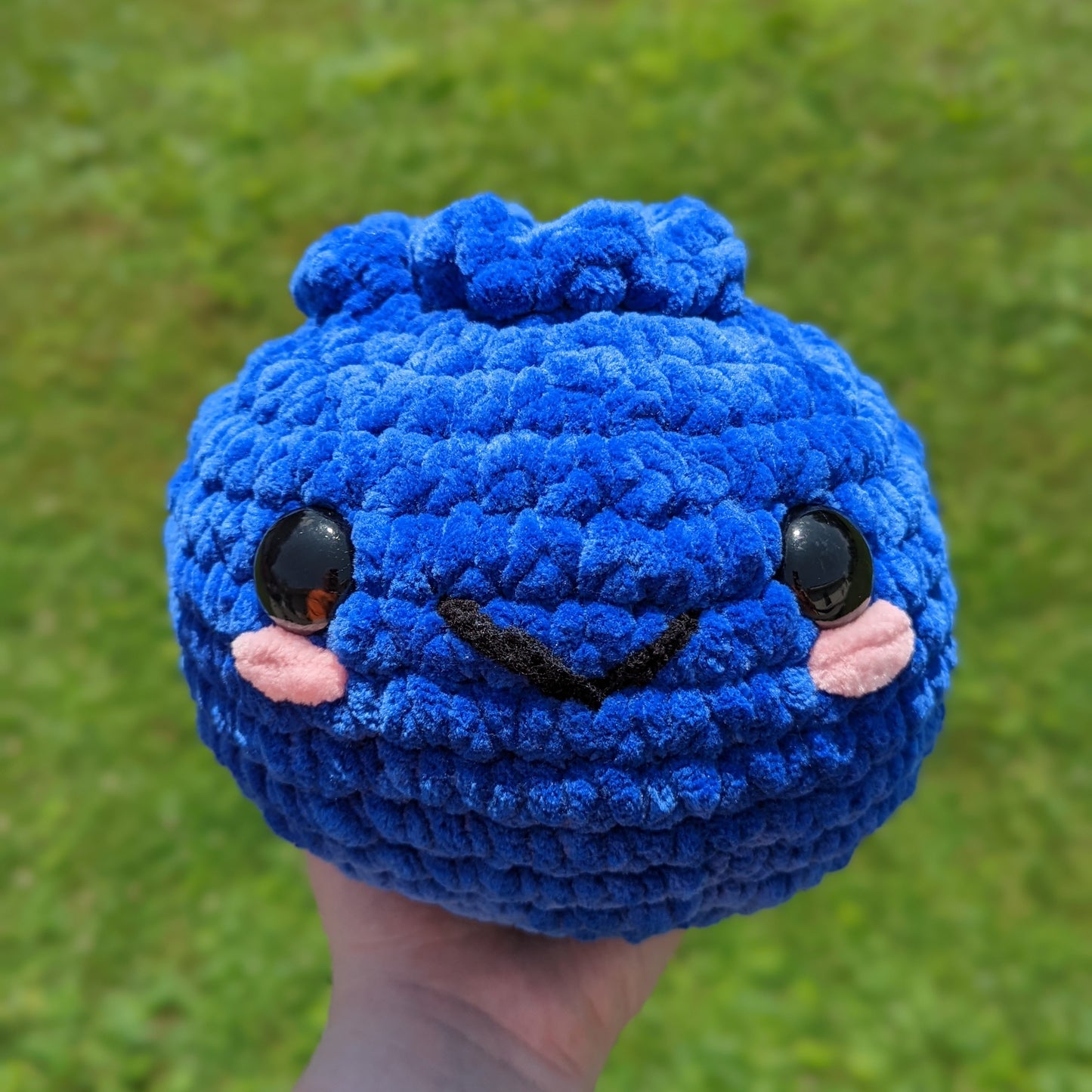 HECHO A PEDIDO Jumbo Blueberry Crochet Plushie