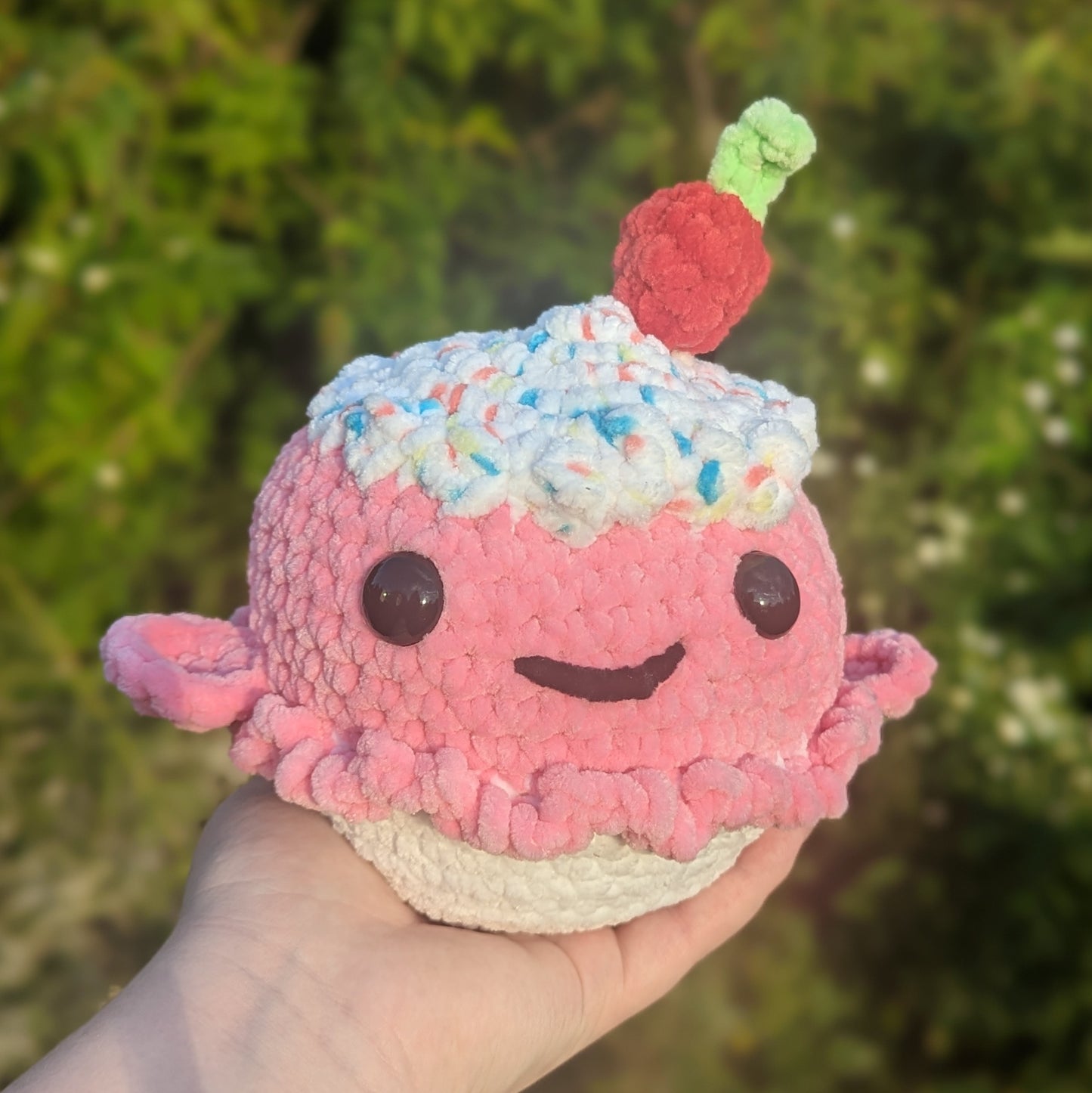 Patrón de crochet de helado y cupcake de ballena de postre 2 en 1 // ARTÍCULO NO FÍSICO
