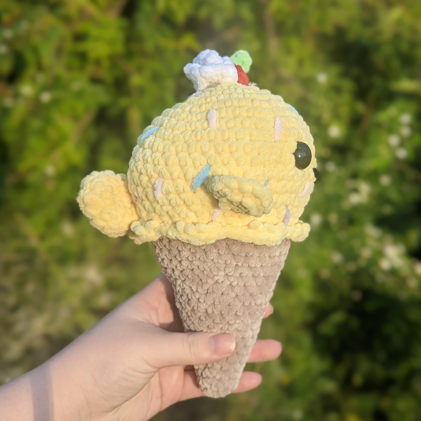 Patrón de crochet de helado y cupcake de ballena de postre 2 en 1 // ARTÍCULO NO FÍSICO