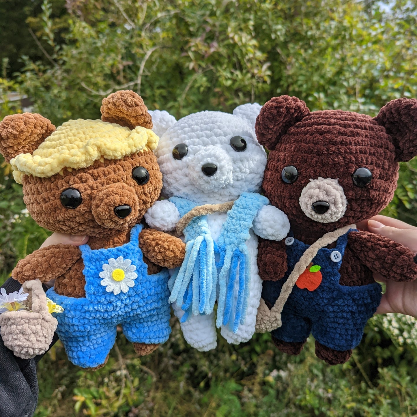 Paquete de patrones de crochet 3 en 1 de Forest Friends // ARTÍCULO NO FÍSICO