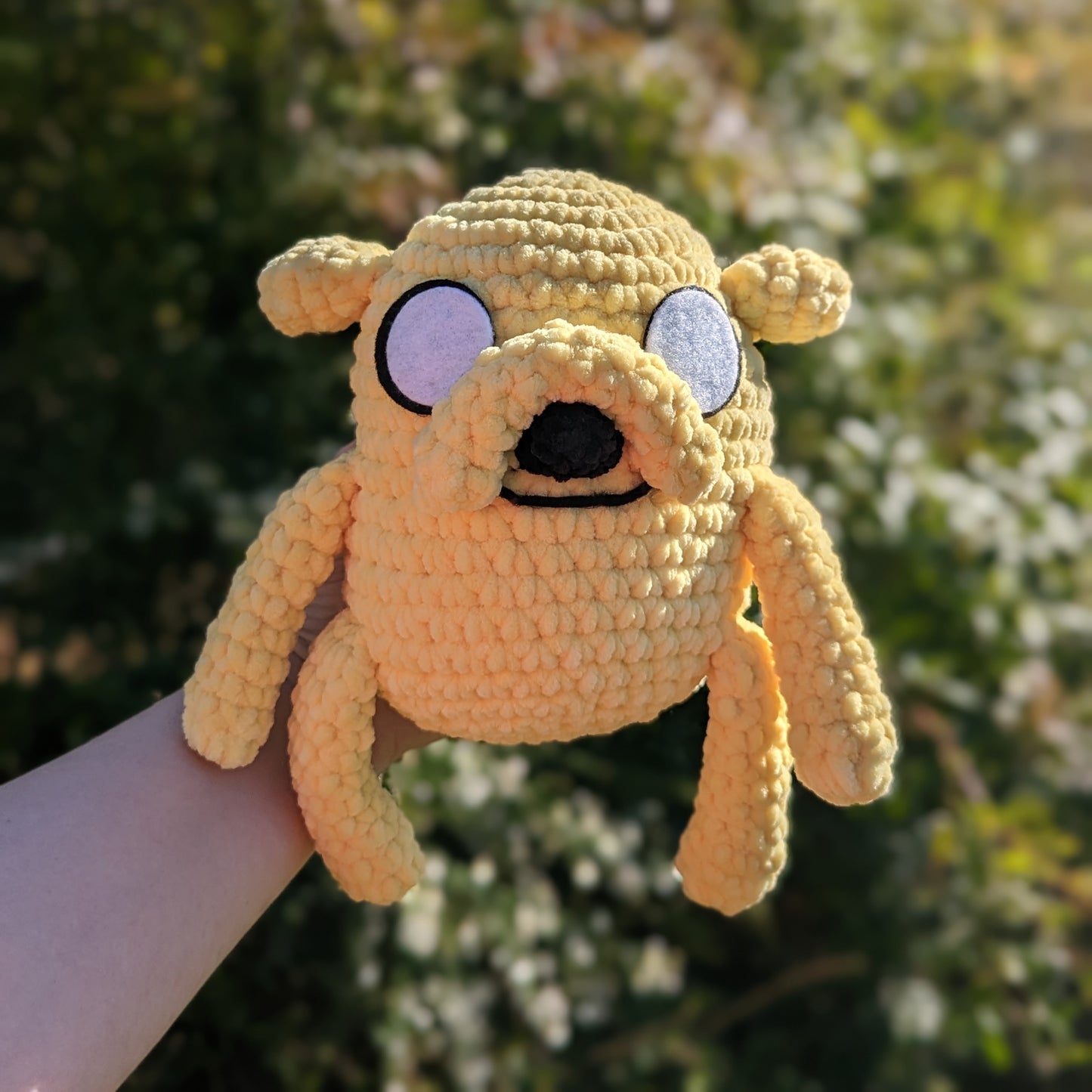 HECHO A PEDIDO Jumbo Jake el Perro Crochet Plushie