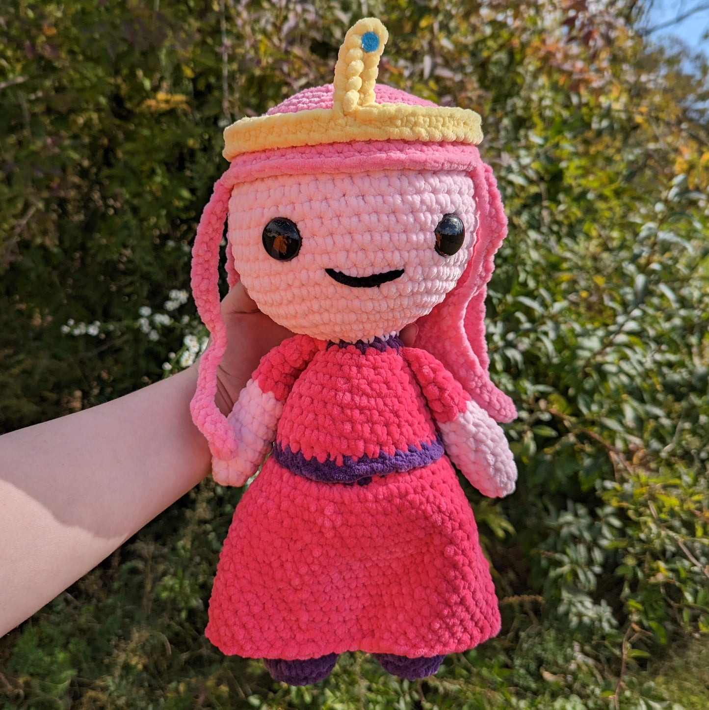 HECHO A PEDIDO Jumbo Princess Bubblegum también conocido como Bonnie Crochet Plushie