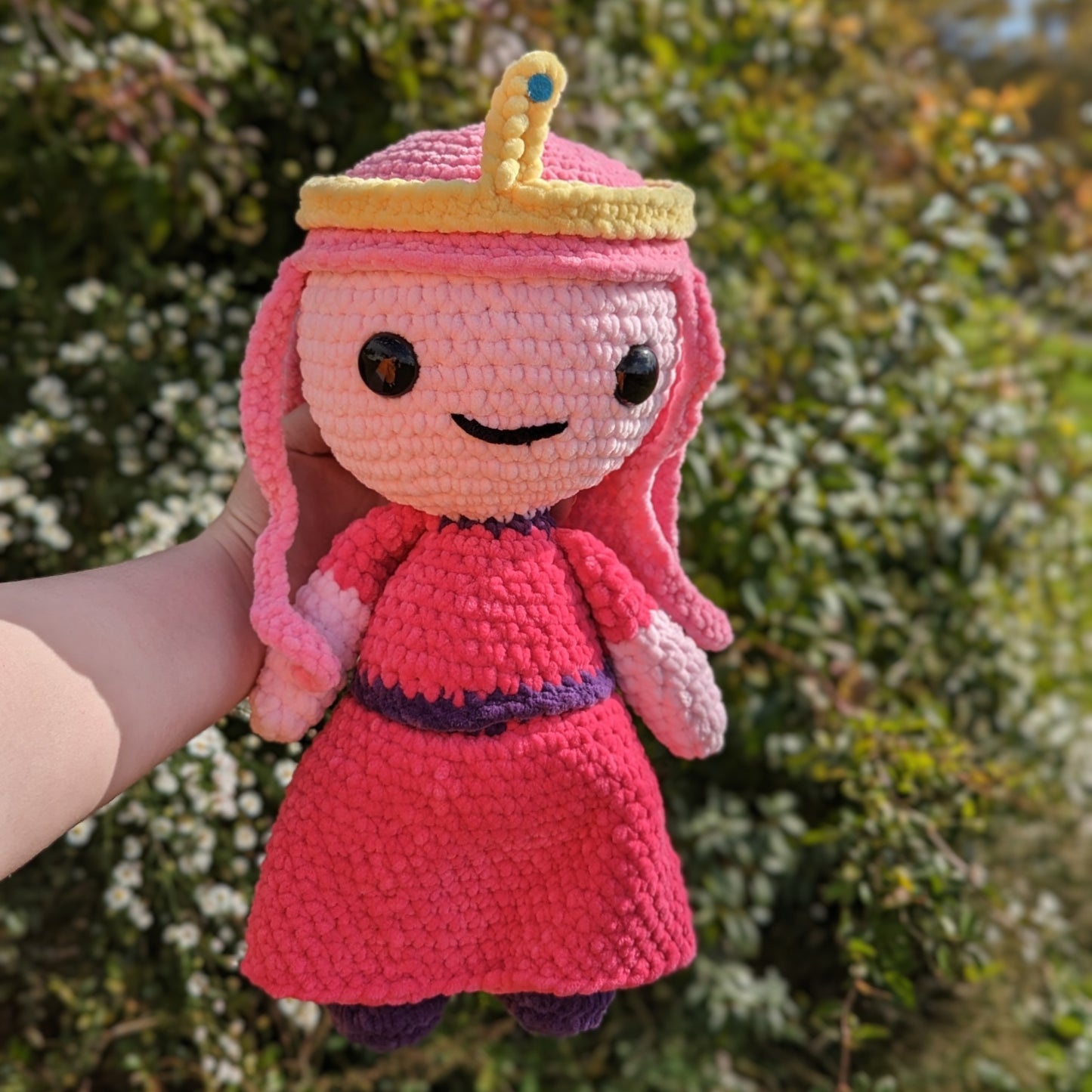 HECHO A PEDIDO Jumbo Princess Bubblegum también conocido como Bonnie Crochet Plushie