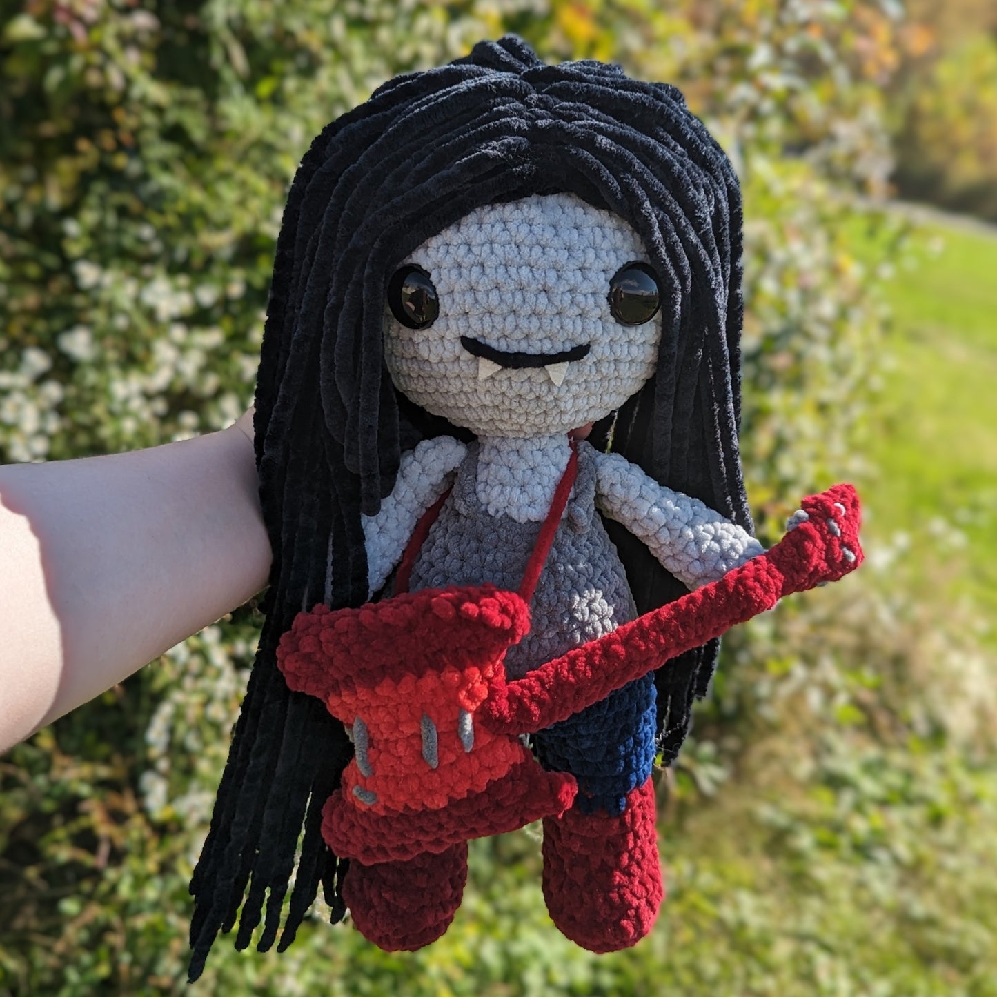 HECHO A PEDIDO Jumbo Marceline la Reina Vampiro Crochet Plushie