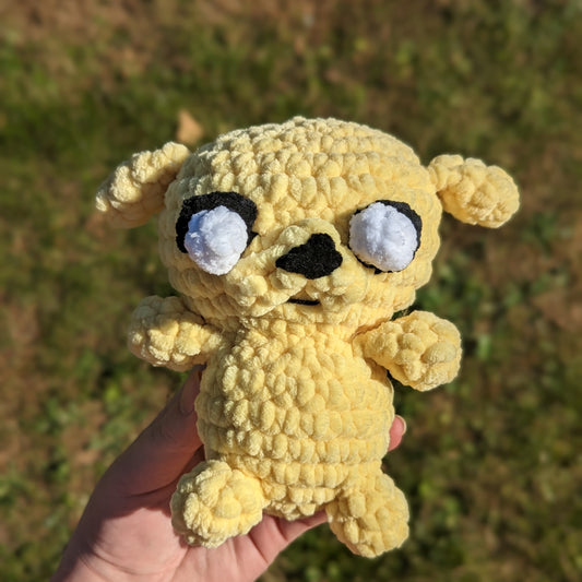 MADE TO ORDER Jake the Dog Chibi Style Crochet Plushie