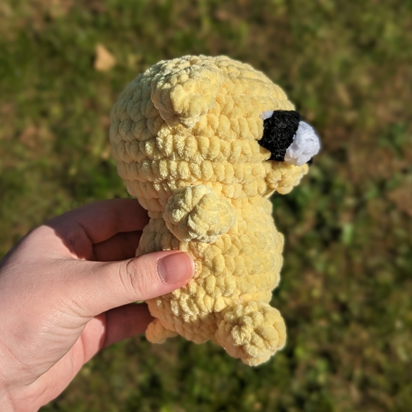 MADE TO ORDER Jake the Dog Chibi Style Crochet Plushie