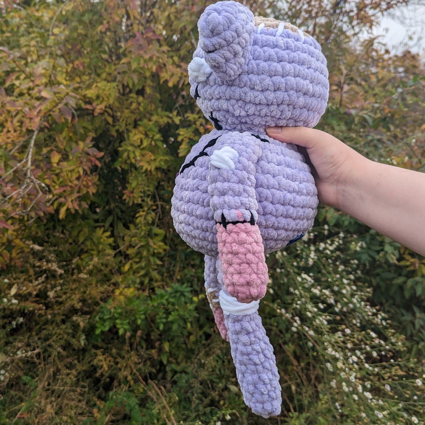 HECHO A PEDIDO Jumbo Hambo Crochet Plushie // Hambo nuevo o usado (muy querido)